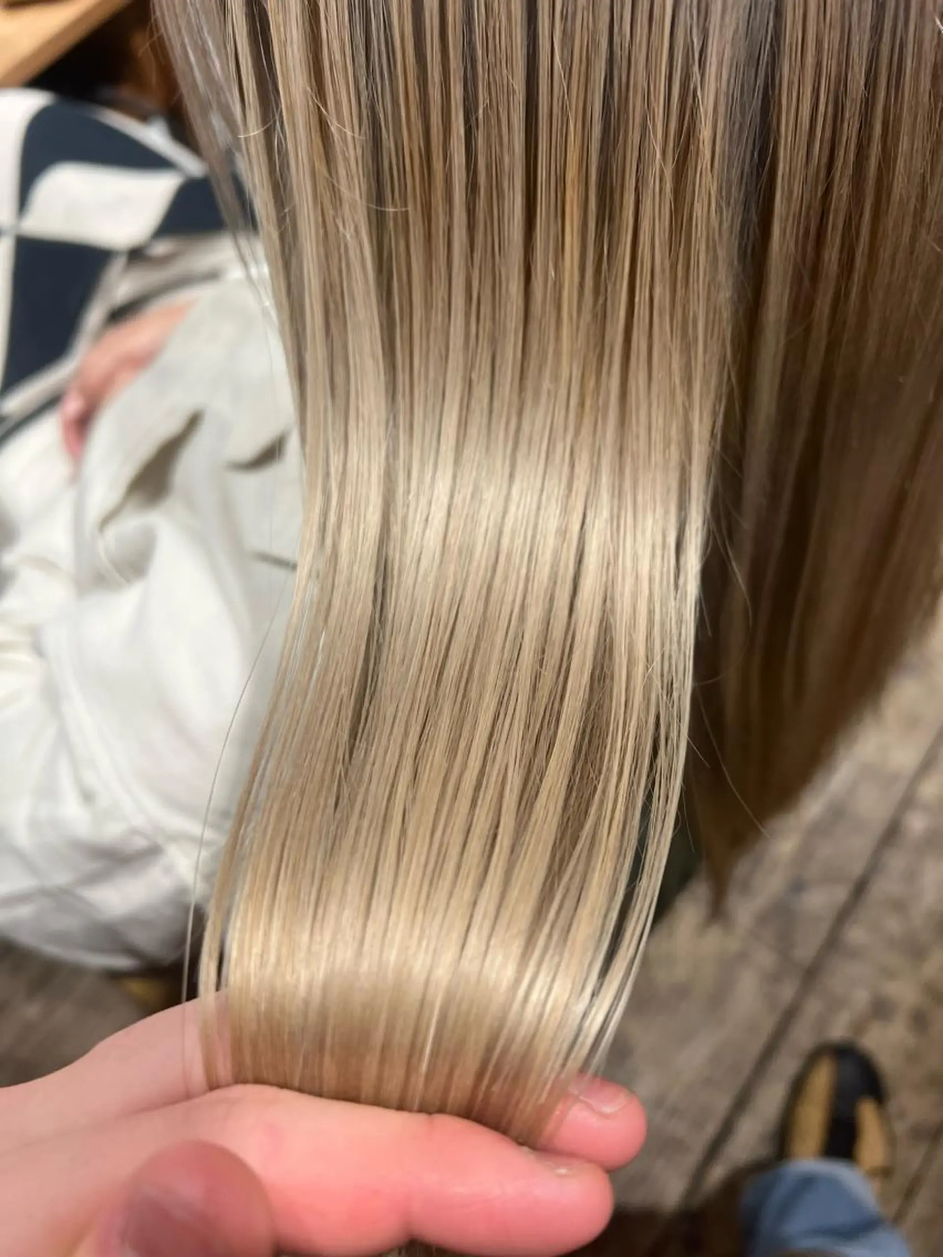 ロング 縮毛矯正 髪質改善/縮毛矯正/ 超高濃度水素ケアのヘアスタイル