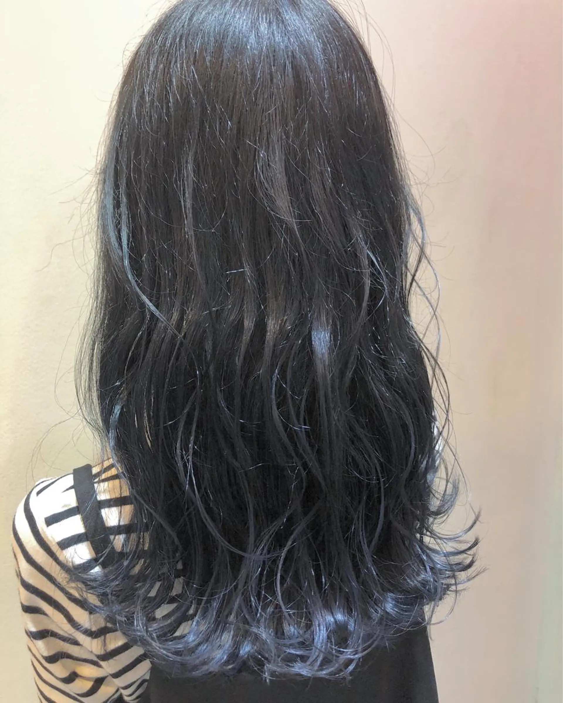 セミロング カラー 北間 寛哉のヘアスタイル