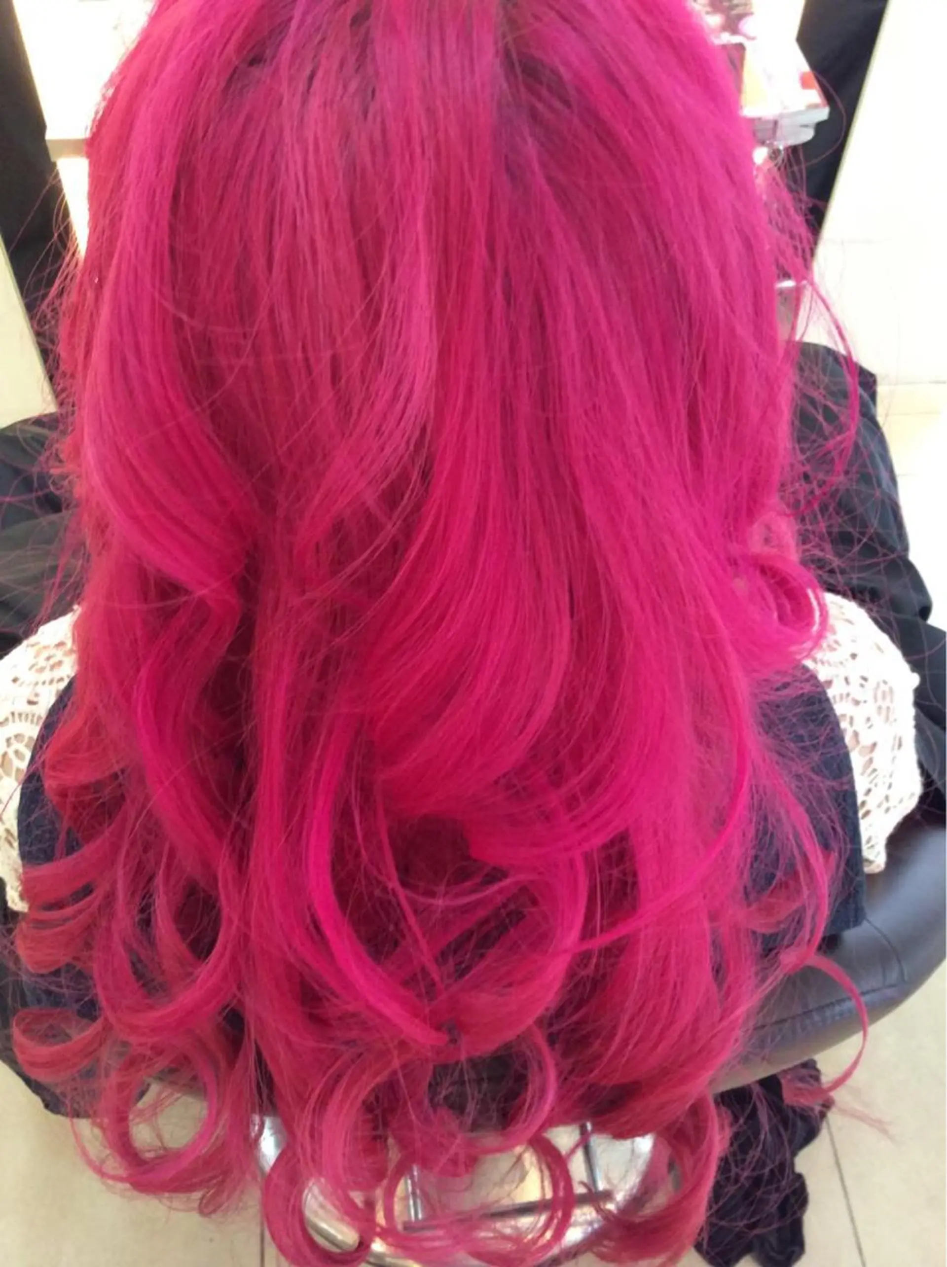 ロング カラー ピンクカラー 似合わせ／代表 髪質改善/山田将大のヘアスタイル