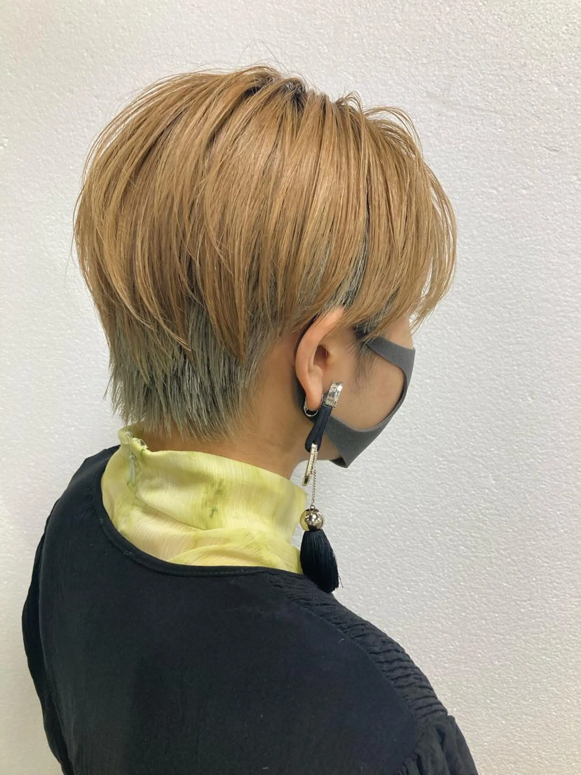 ショート カラー ヘアカラー トリートメント 髪質改善/痛ませ ないカラー/西村航大のヘアスタイル