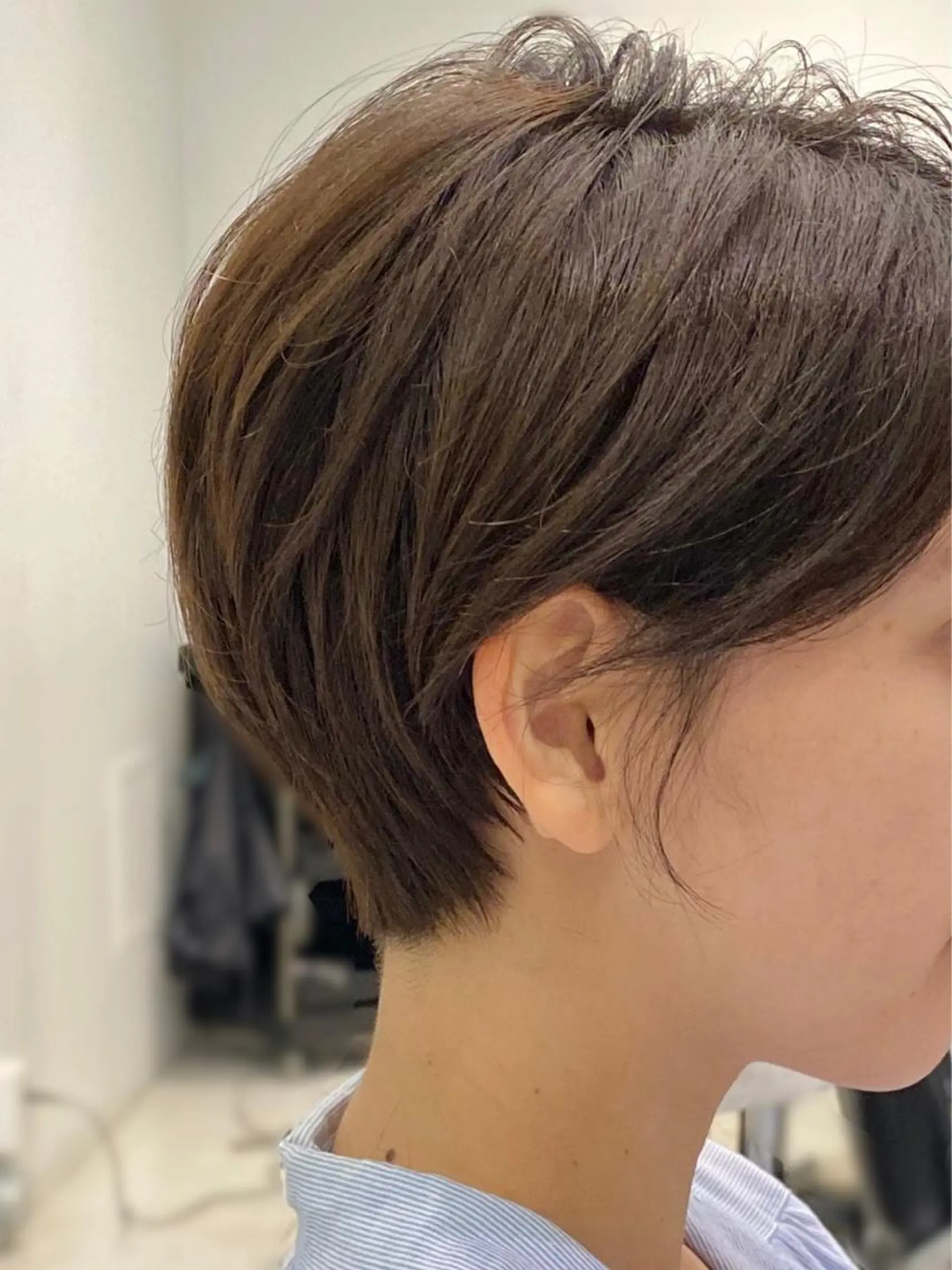 ショート ハンサムショート くびれヘア ショートヘア カット 似合わせ専門美容師 なかじまのヘアスタイル