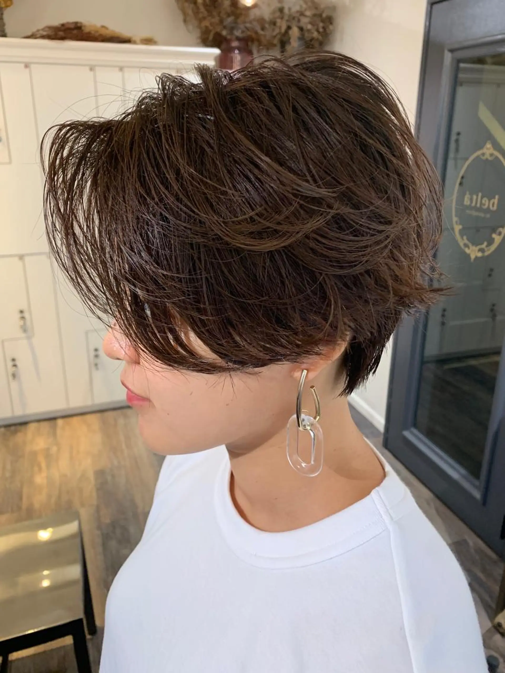 ショート カラー 安村 美奈のヘアスタイル