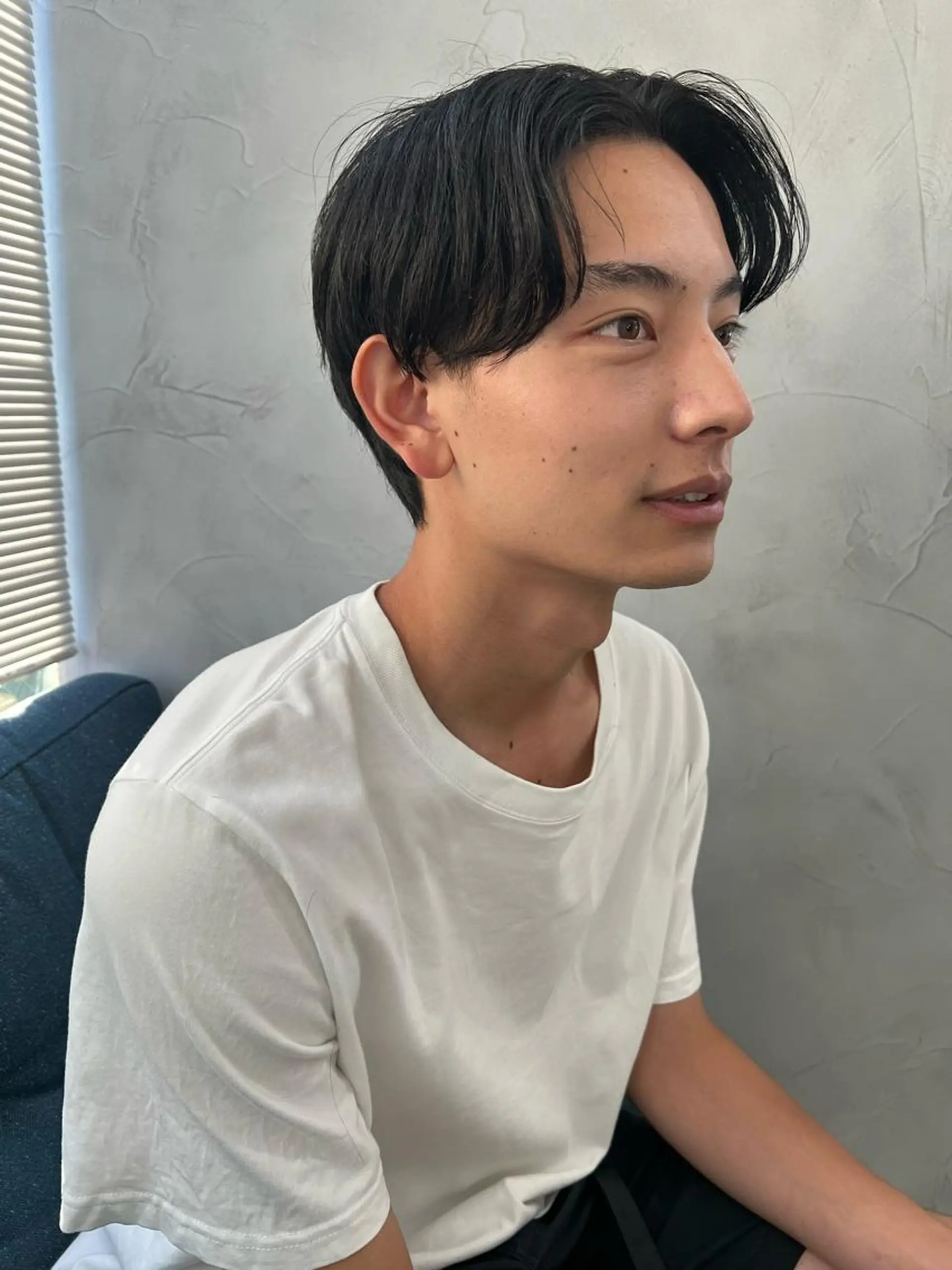 メンズ センターパート 表参道メンズカット hikariのヘアスタイル