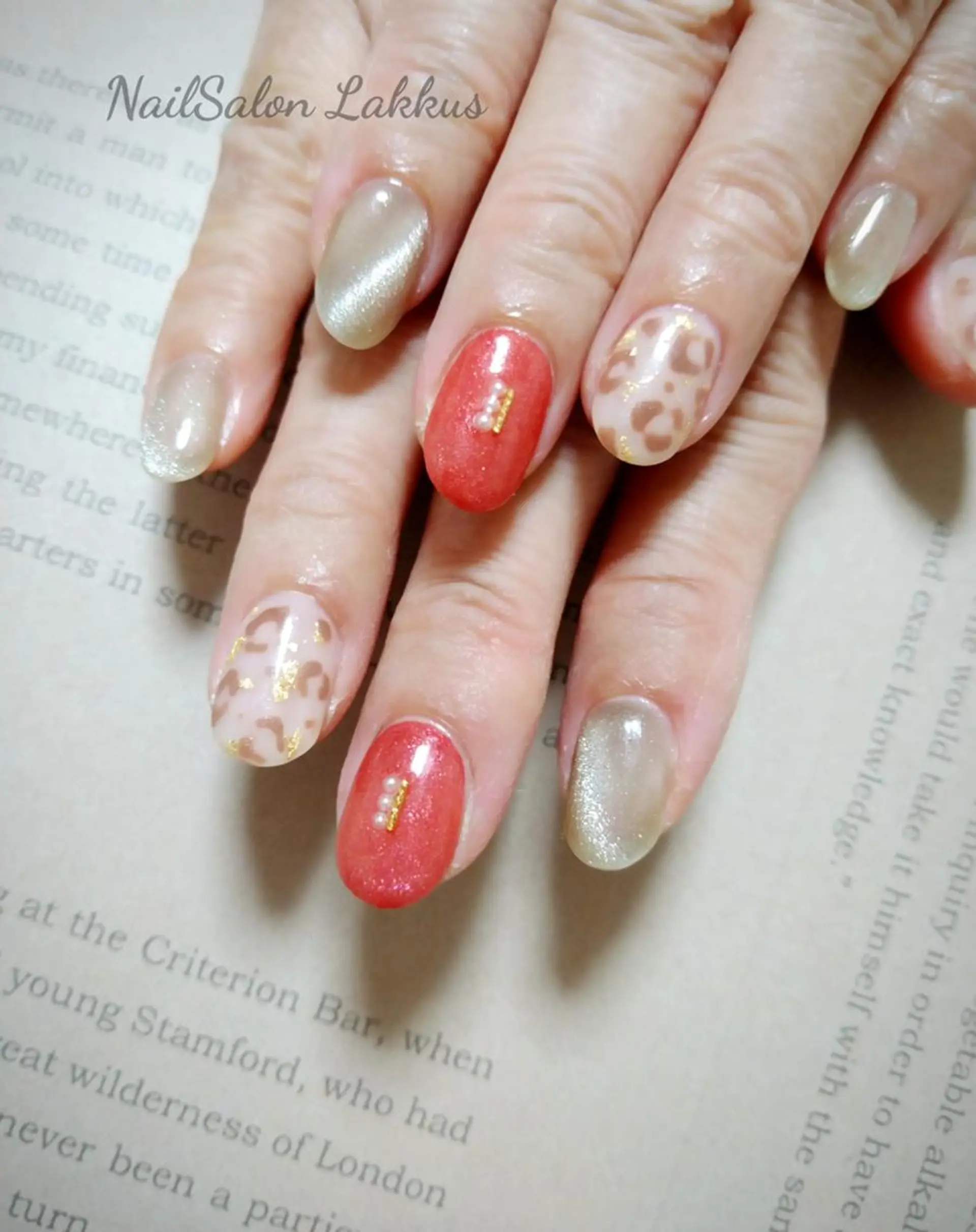 ネイル アートネイル マグネットネイル Lakkus N－Aのネイルデザイン