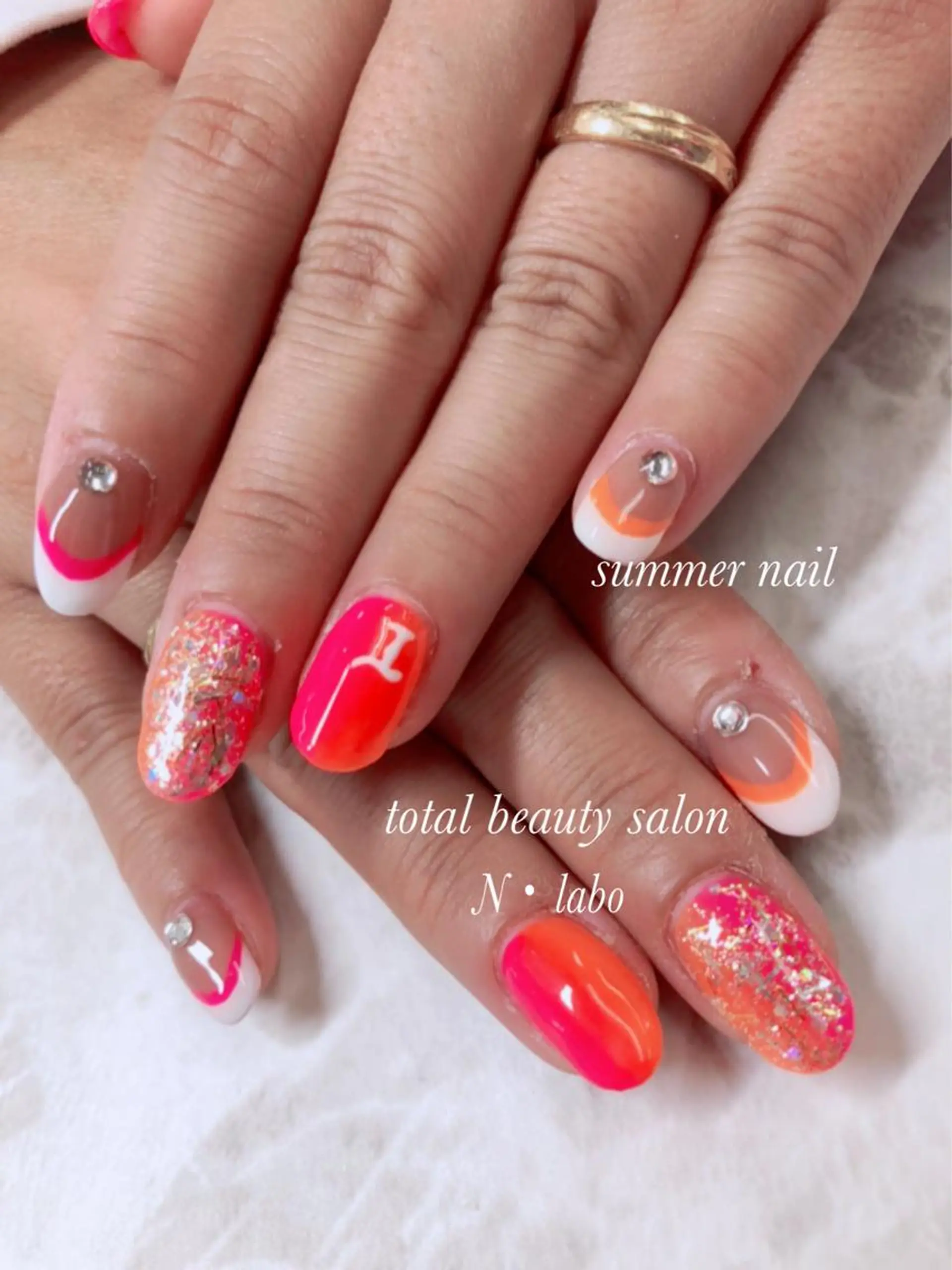 ネイル フレンチネイル ジェルネイル マグネットネイル メンズネイル ワンカラーネイル Gracias. rieのネイルデザイン