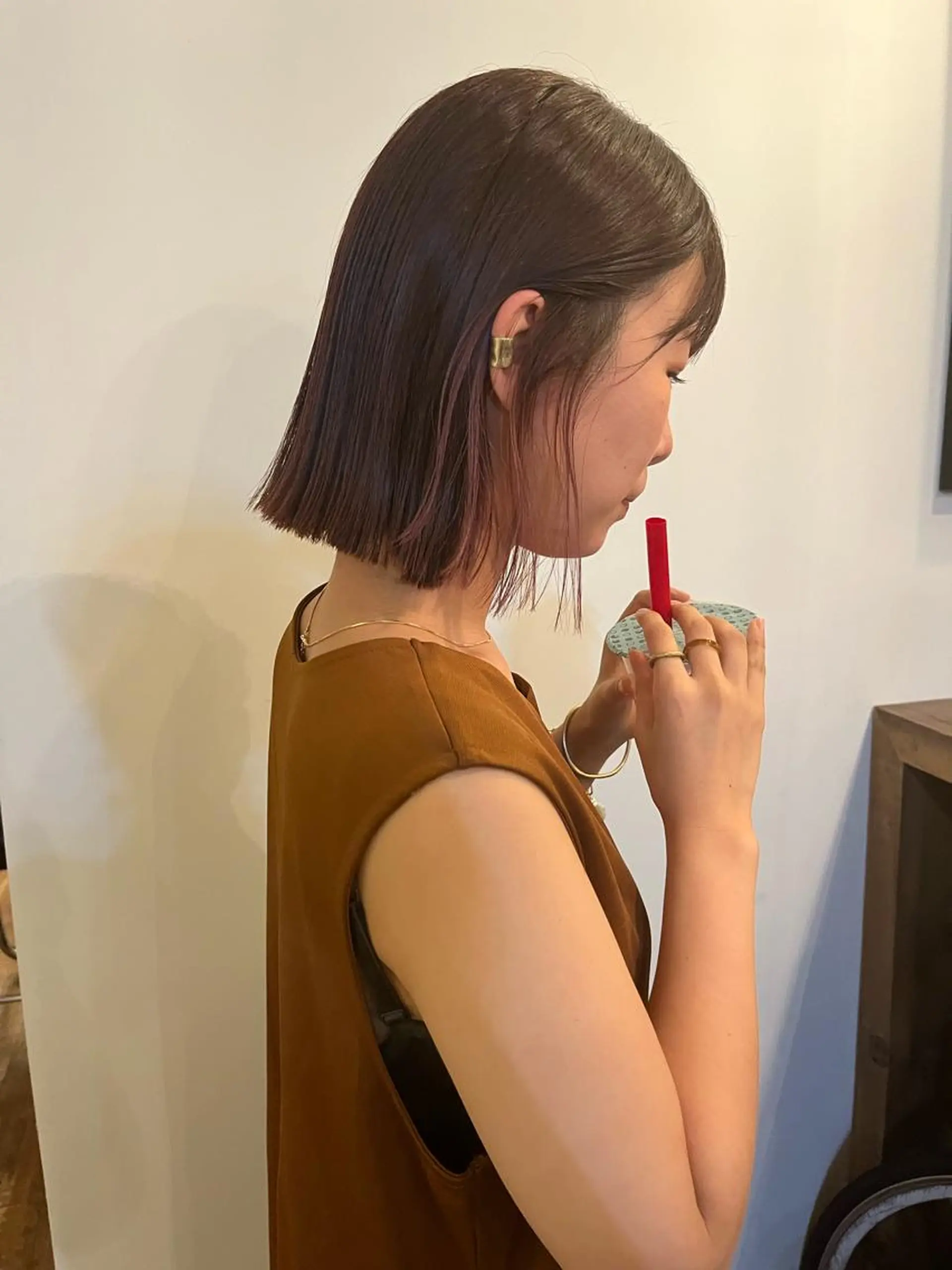 ショート カラー ブラウンカラー インナーカラー ラベンダーカラー ラベンダーブラウン ピンクカラー ヘアカラー hono/ボブ/ ハイトーン/ベージュのヘアスタイル