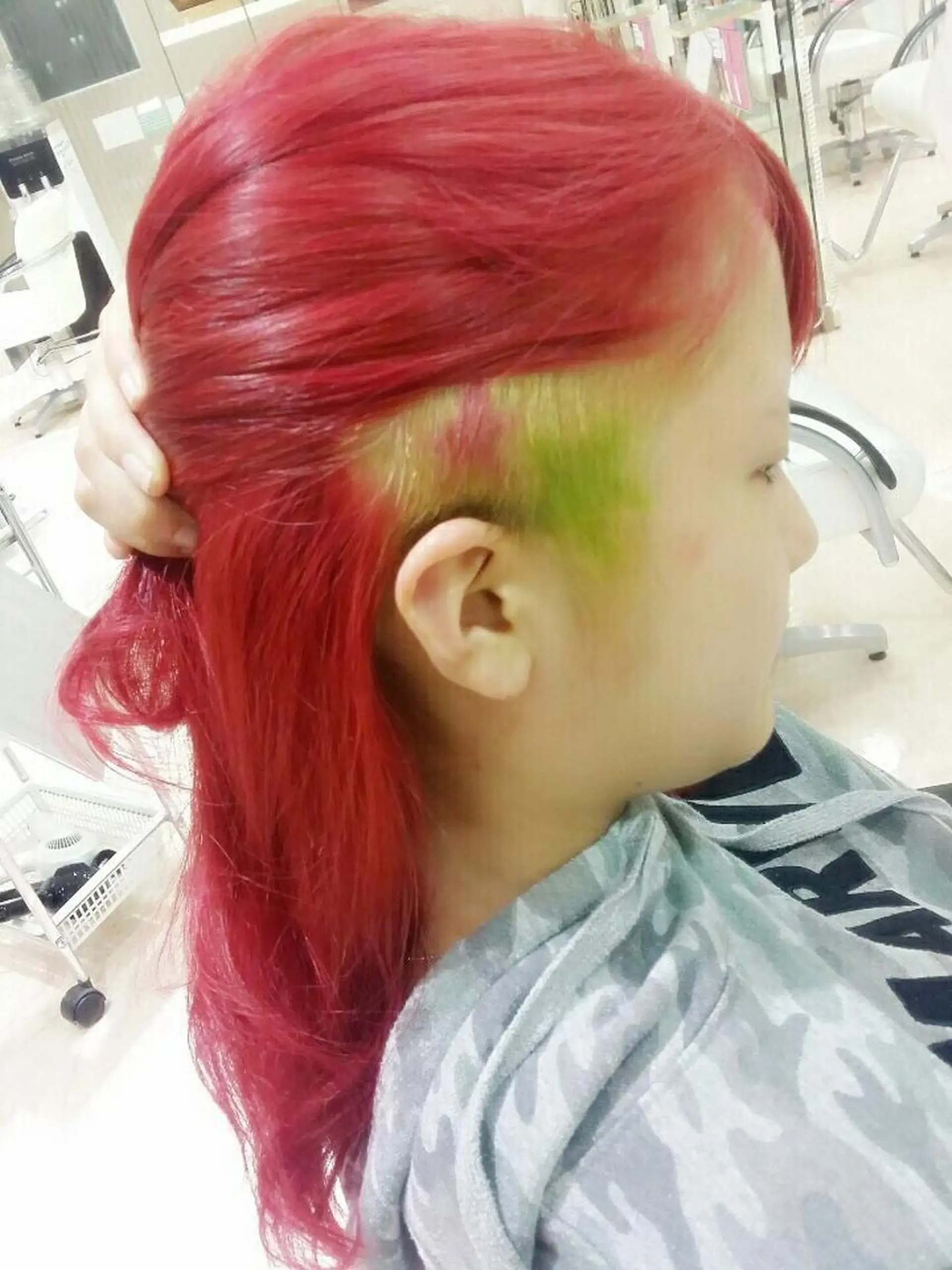 セミロング カラー ヘアアレンジ きむえり/髪質改善 /20代〜40代多数のヘアスタイル