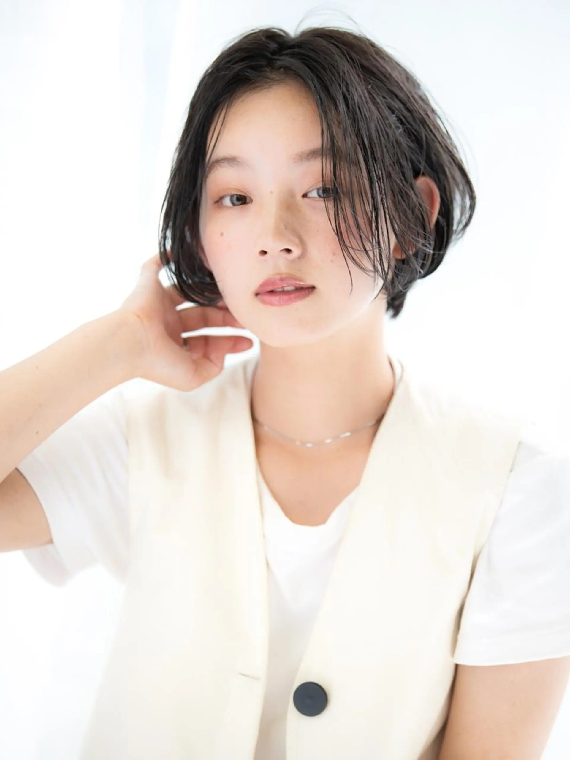 ショート カラー レイヤーカット✂️ 横浜No1♡下鳥翔子のヘアスタイル