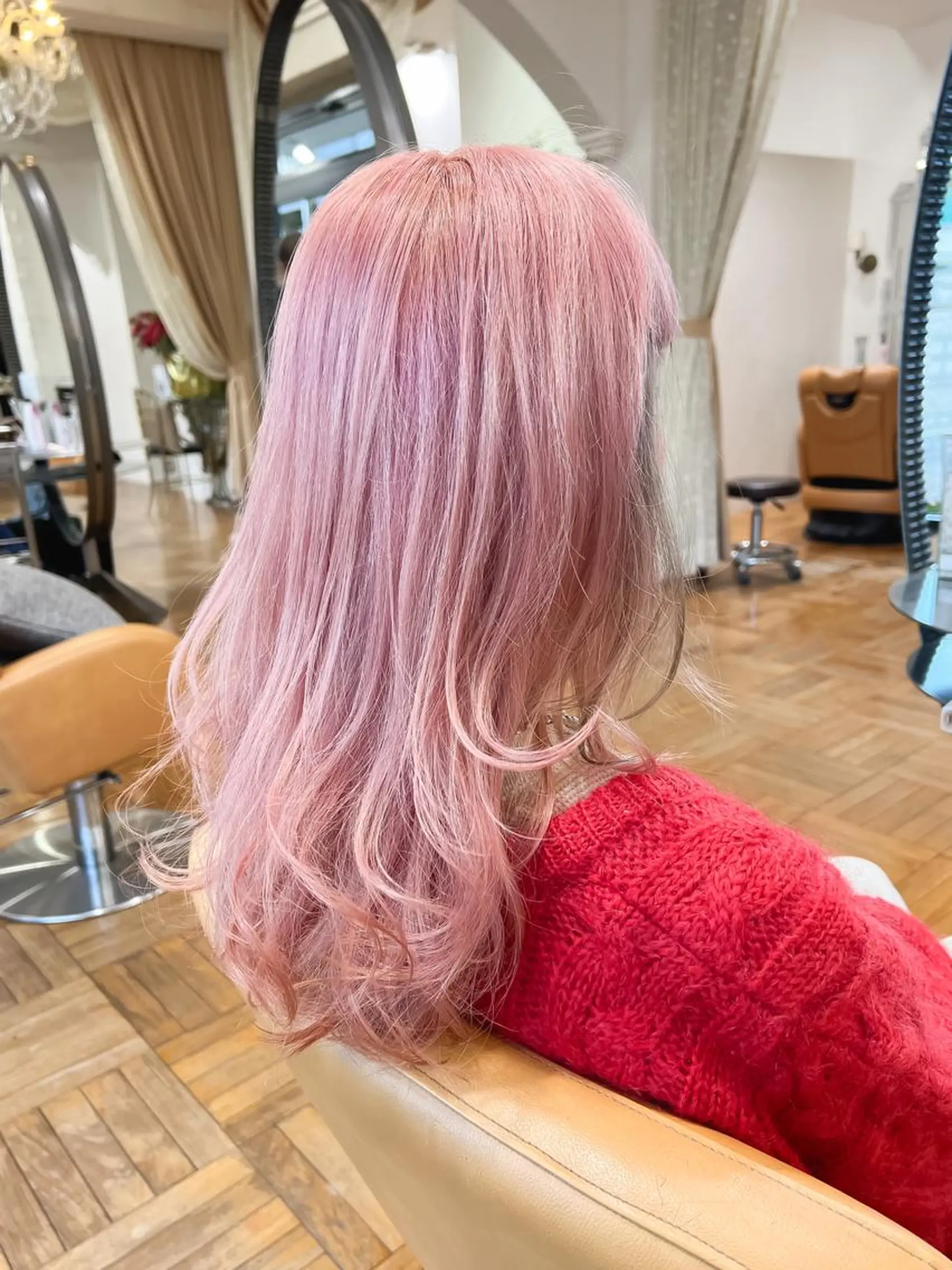 ロング カラー ベージュカラー ブリーチ ケアブリーチ デザインカラー ダブルカラー ヘアカラー ✨デザインカラー✨ ハイトーン　森貴章のヘアスタイル