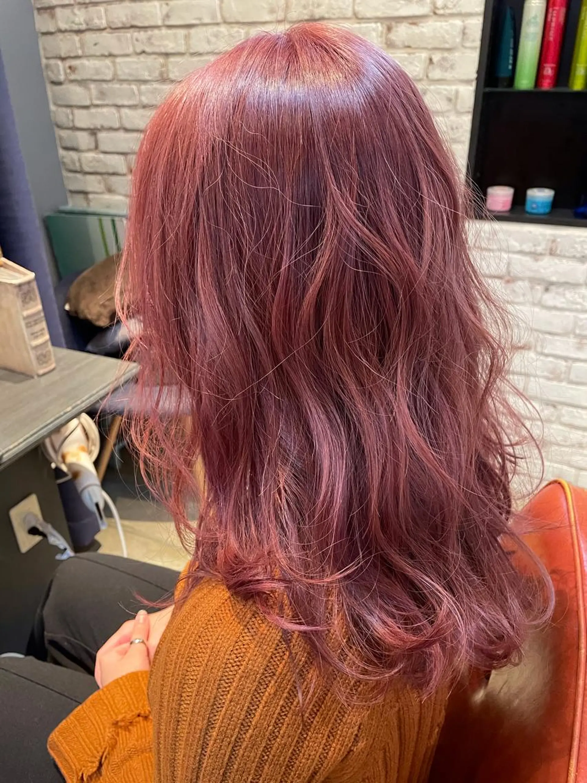 セミロング カラー ブリーチ ピンクカラー 【N°deseo】 Hiromi🦋のヘアスタイル