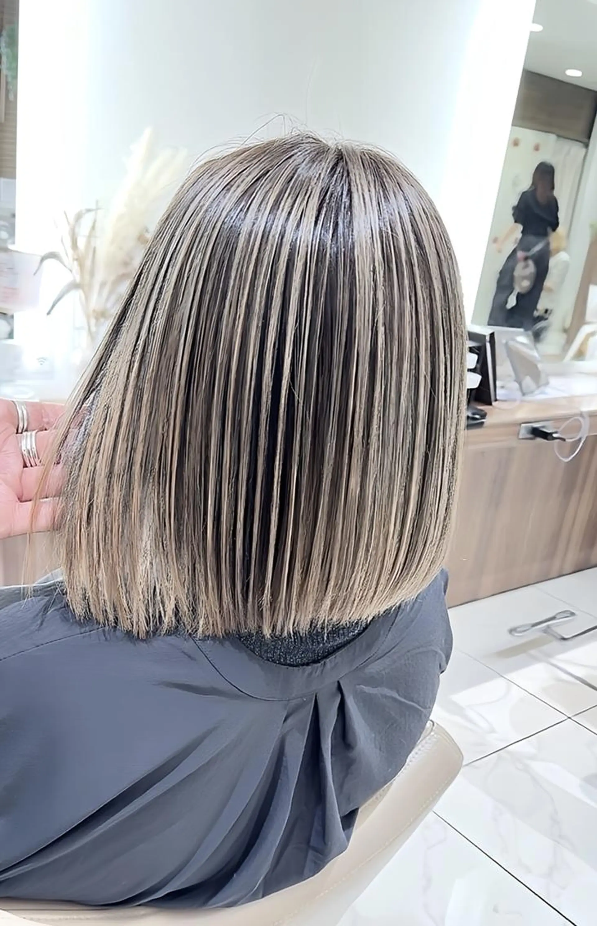 カラー ロング バレイヤージュ 髪質改善 レイヤーカット ヘアカラー トリートメント 大宮/バレイヤージュ 髪質改善/澤田隆誠のヘアスタイル