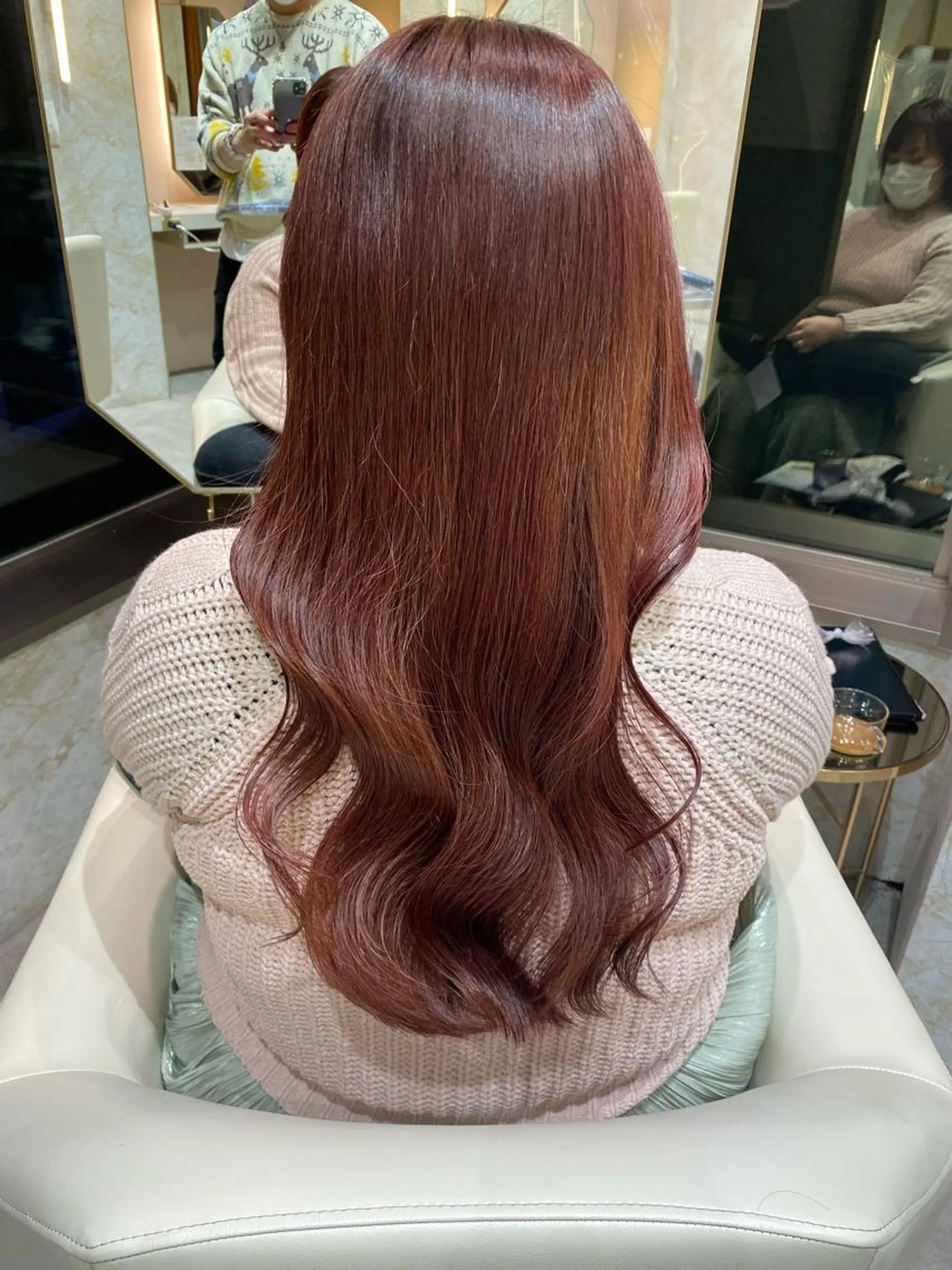 ロング カラー 店長/mao/ 前髪/顔周りカットのヘアスタイル