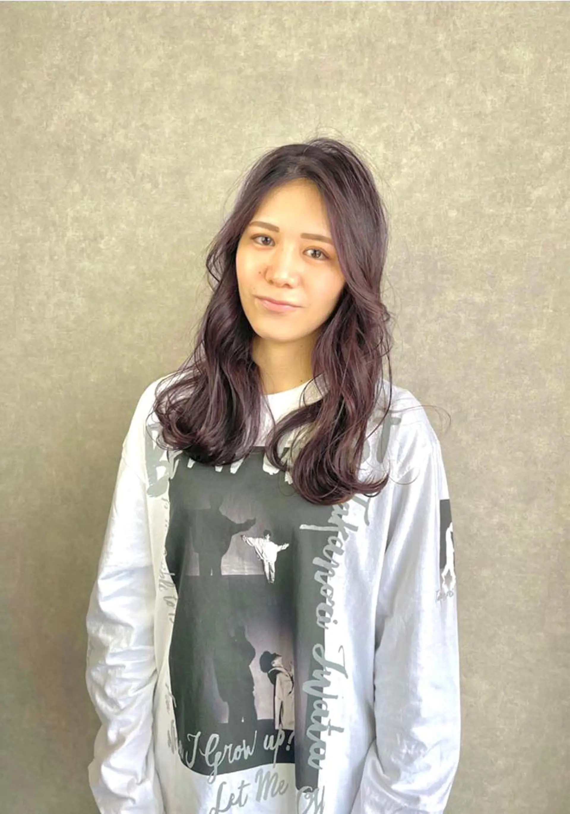 セミロング カラー カット ヘアカラー トリートメント 一ノ瀬 暁のヘアスタイル