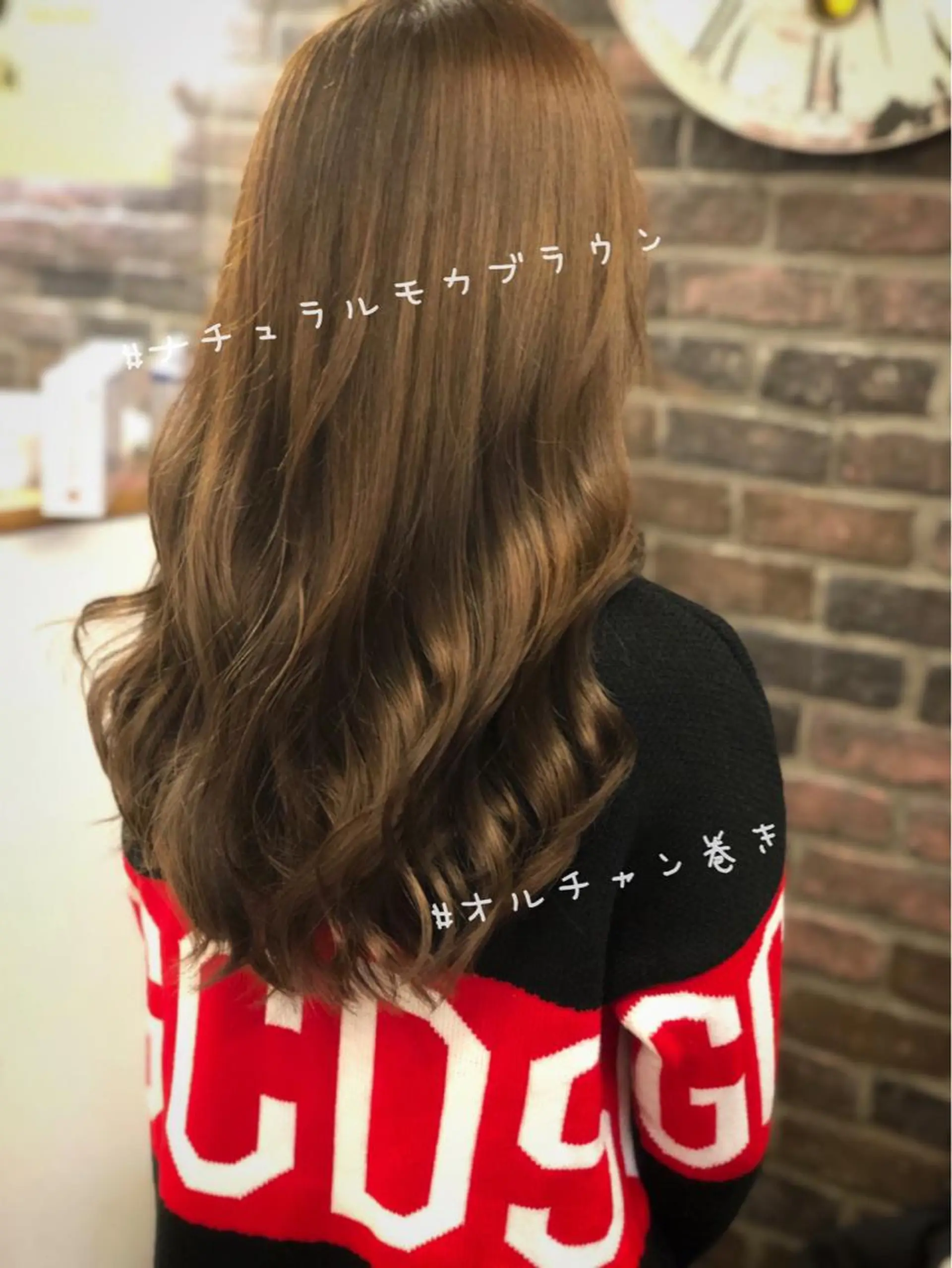 ロング カラー パーマ カット ヘアカラー トリートメント ✖️リーアキト LEEAKITO✖️のヘアスタイル