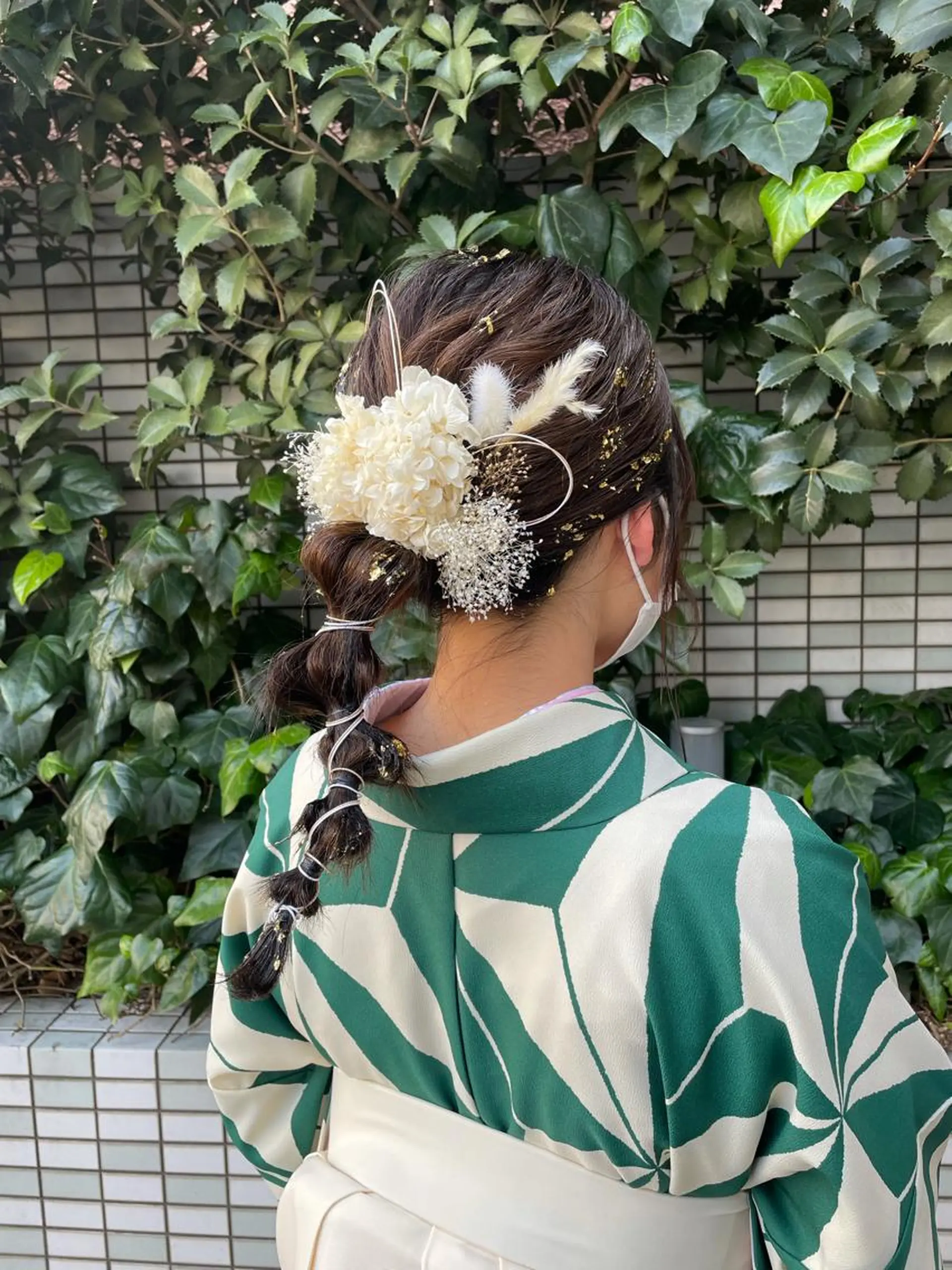 ミディアム ヘアアレンジ 卒業式のヘアスタイル ヘアセット カワシマ セイカのヘアスタイル