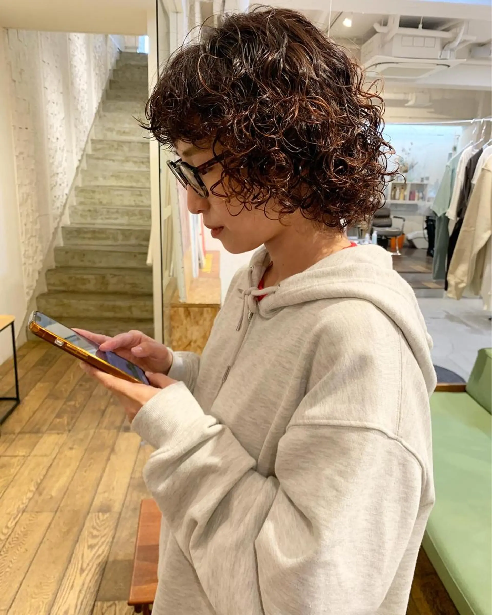 ショート パーマ 【takk】 ナカヤママサヨシのヘアスタイル