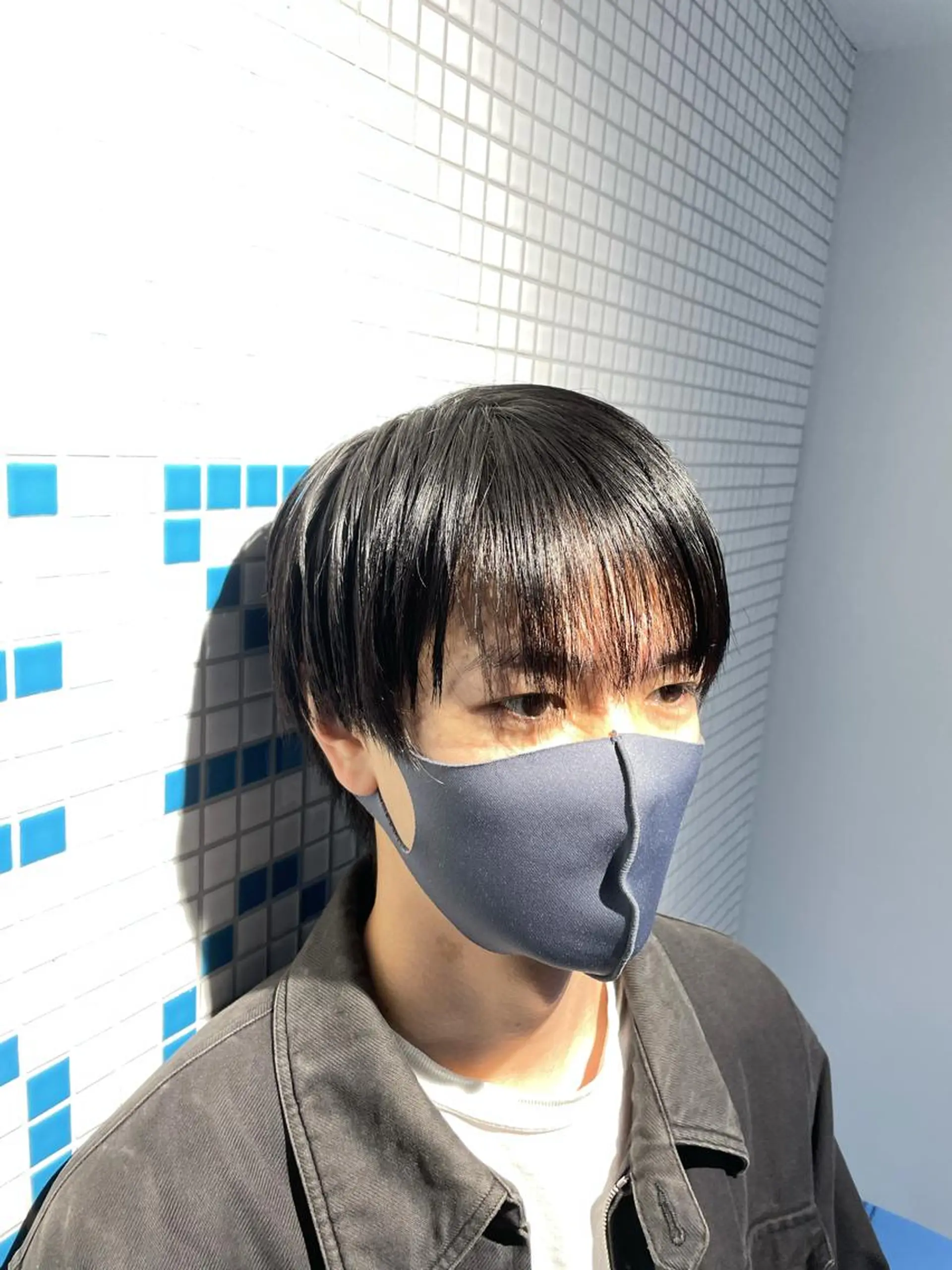 ショート カラー パーマ メンズ マッシュ シースルーマッシュ 🔥メンズカラー🔥 セヤシュウヘイのヘアスタイル