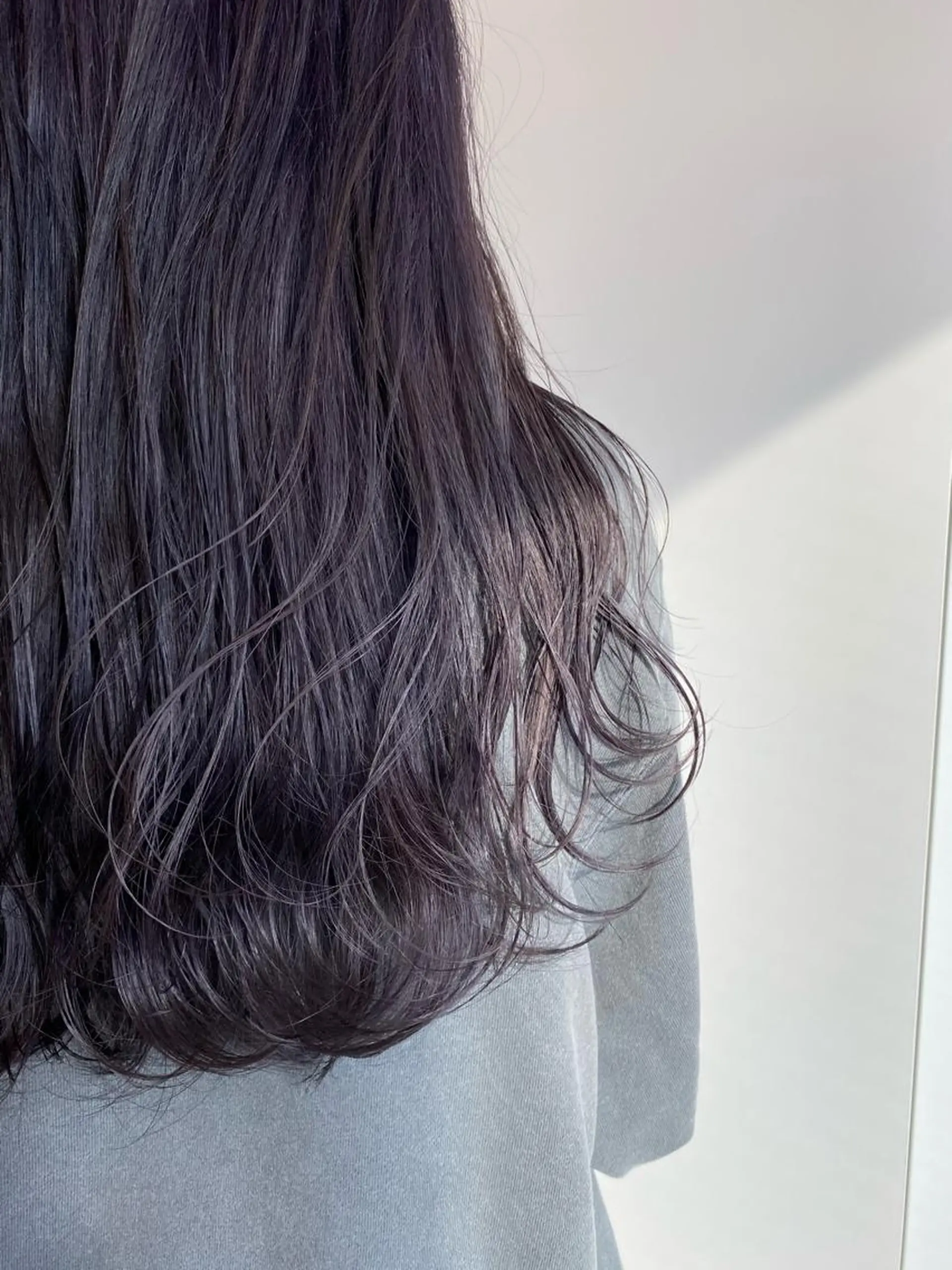 ロング カラー パープルカラー PAIR DAISUKEのヘアスタイル