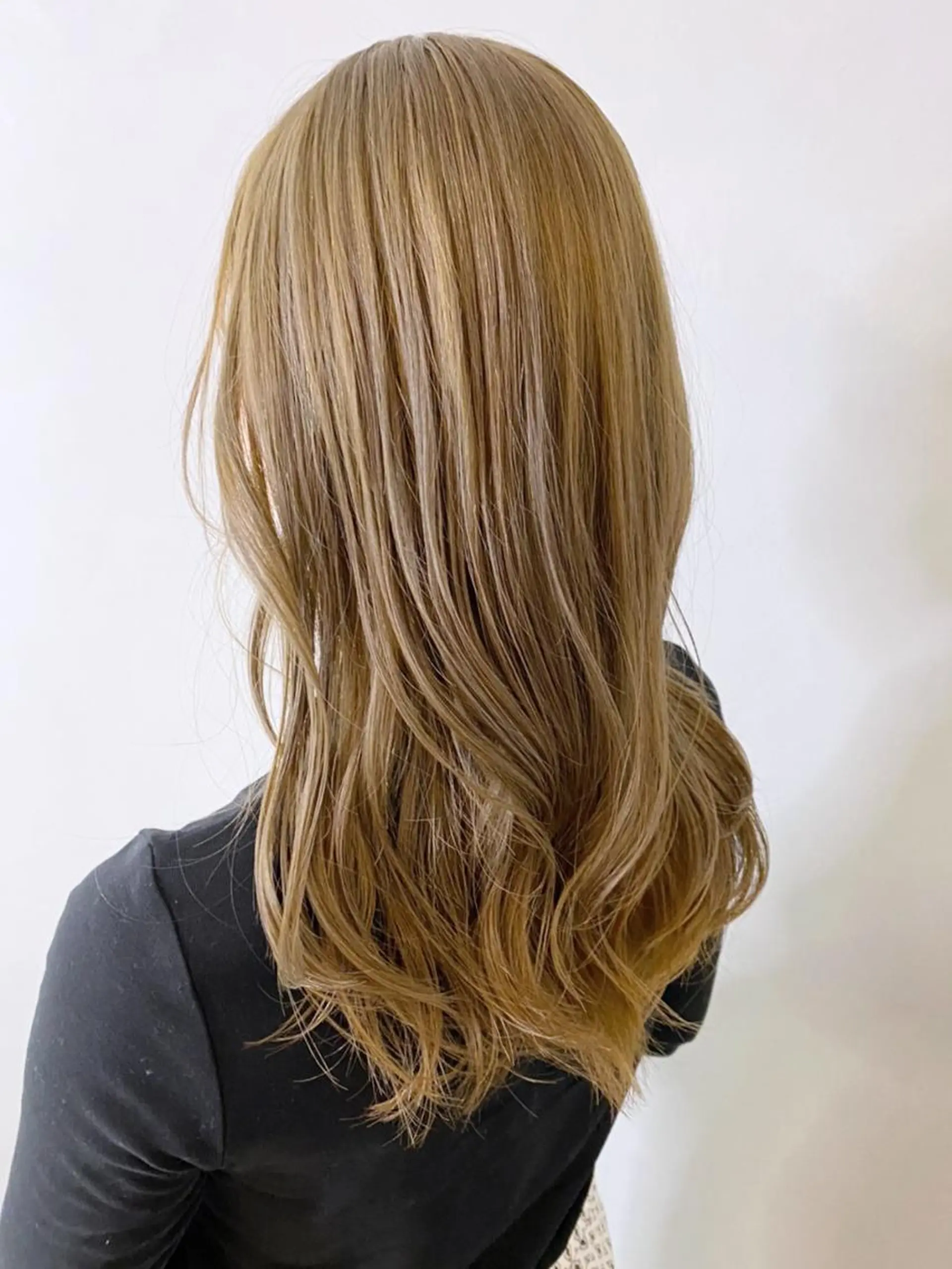 セミロング カラー パーマ ヘアアレンジ ベージュカラー オリーブベージュ ITbyALBUM 中野店のヘアスタイル