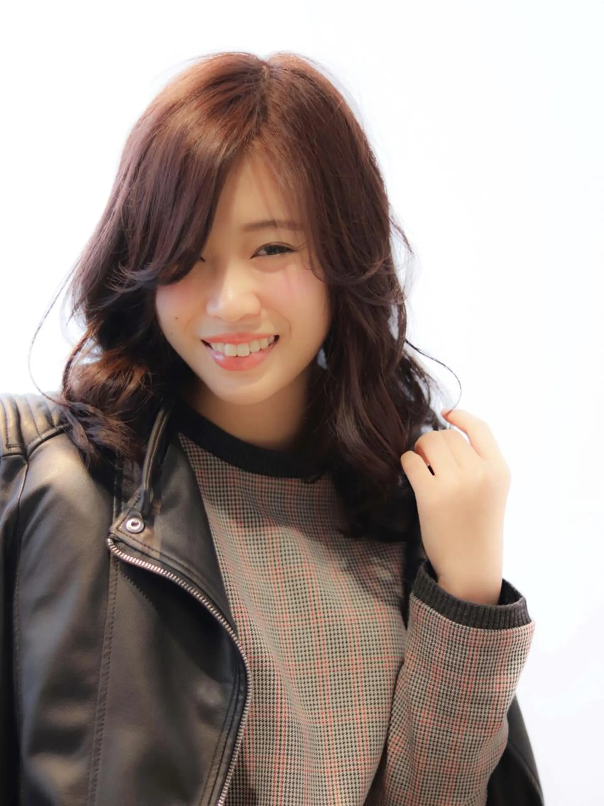 セミロング カラー パーマ 似合わせカット 髪質改善🌈縮毛矯正 荻原　達矢のヘアスタイル