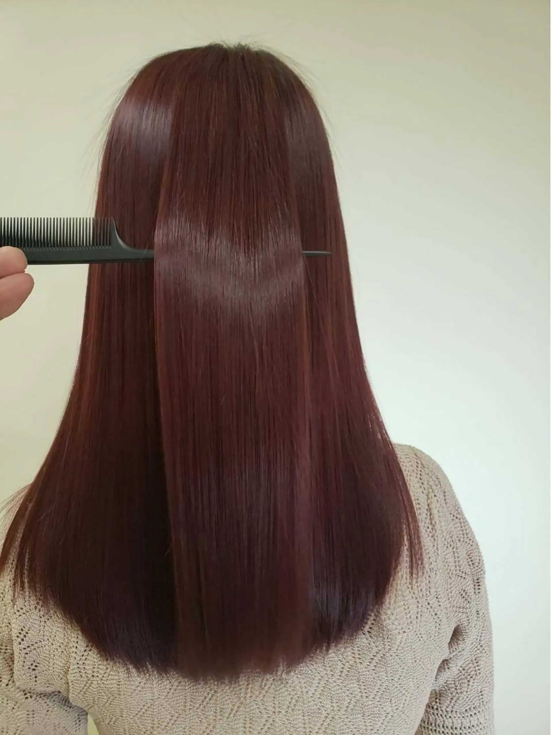 ロング 縮毛矯正 カット 縮毛矯正 トリートメント 🍭透明感カラー 志賀拓海🍬🌈のヘアスタイル