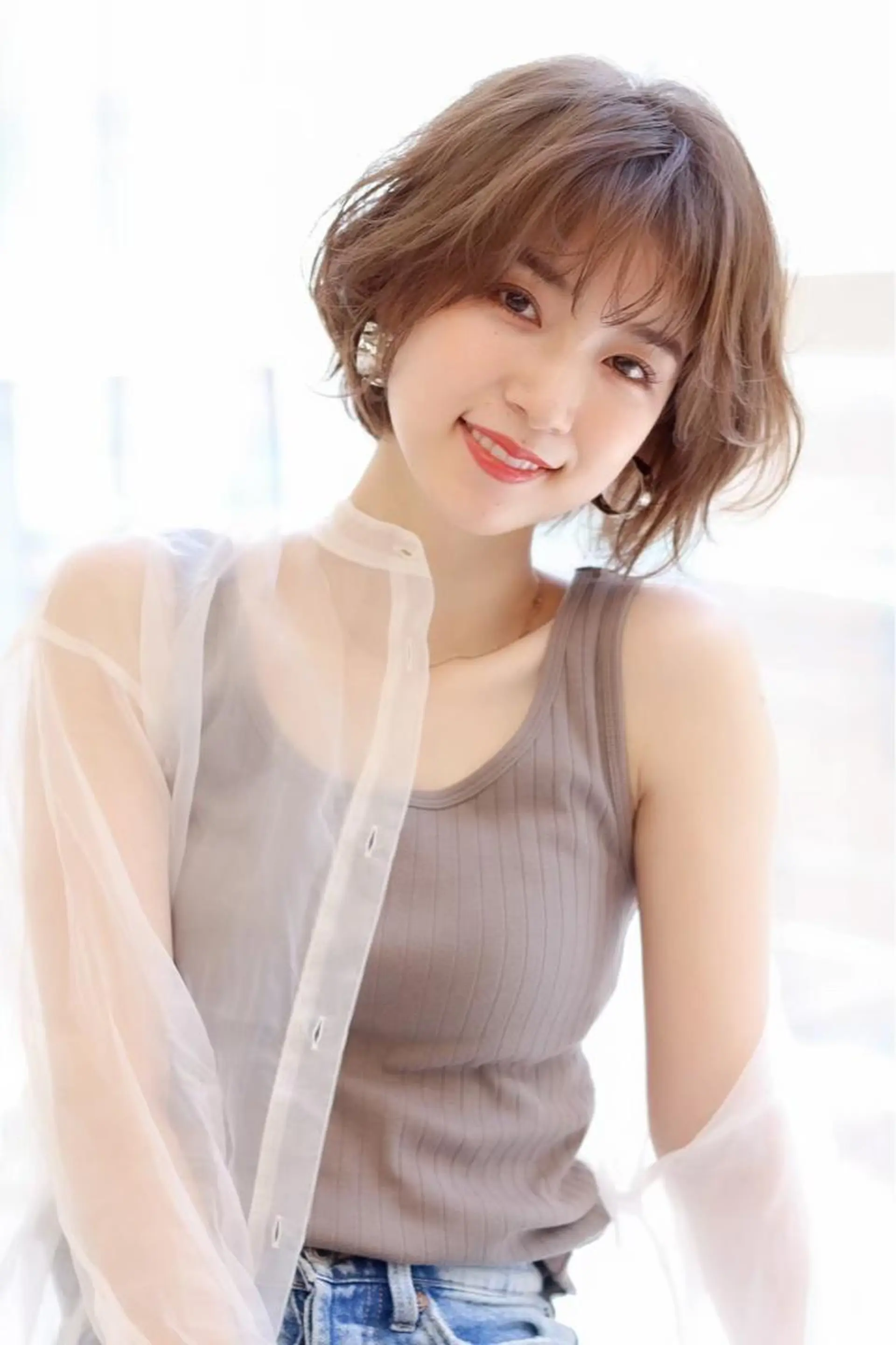 ショート ショートショートボブ うるはのヘアスタイル