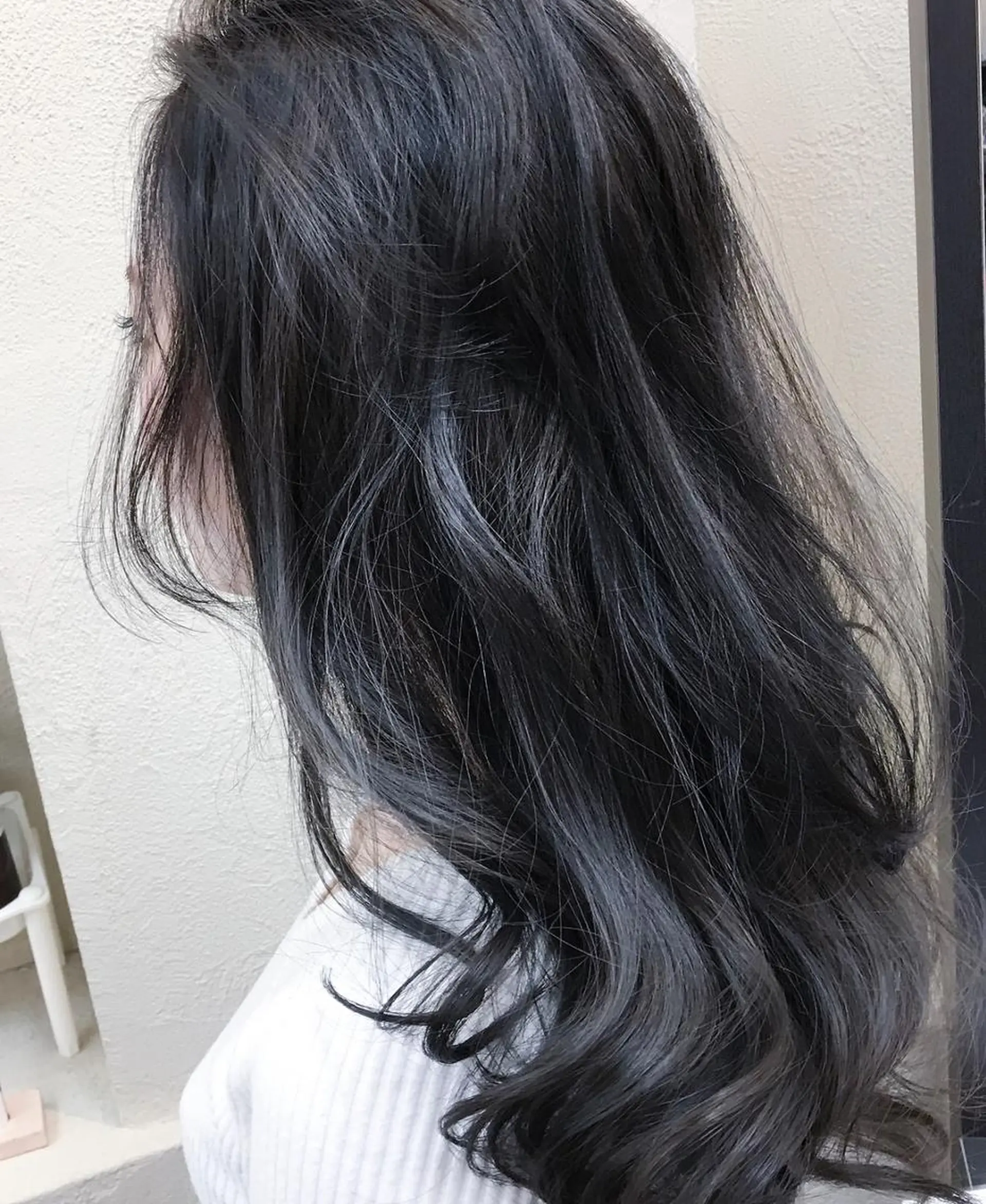 セミロング 外国人風カラー ハイライト レイヤーカット 髪質改善&韓国風特化 型サロン ミシェリーのヘアスタイル