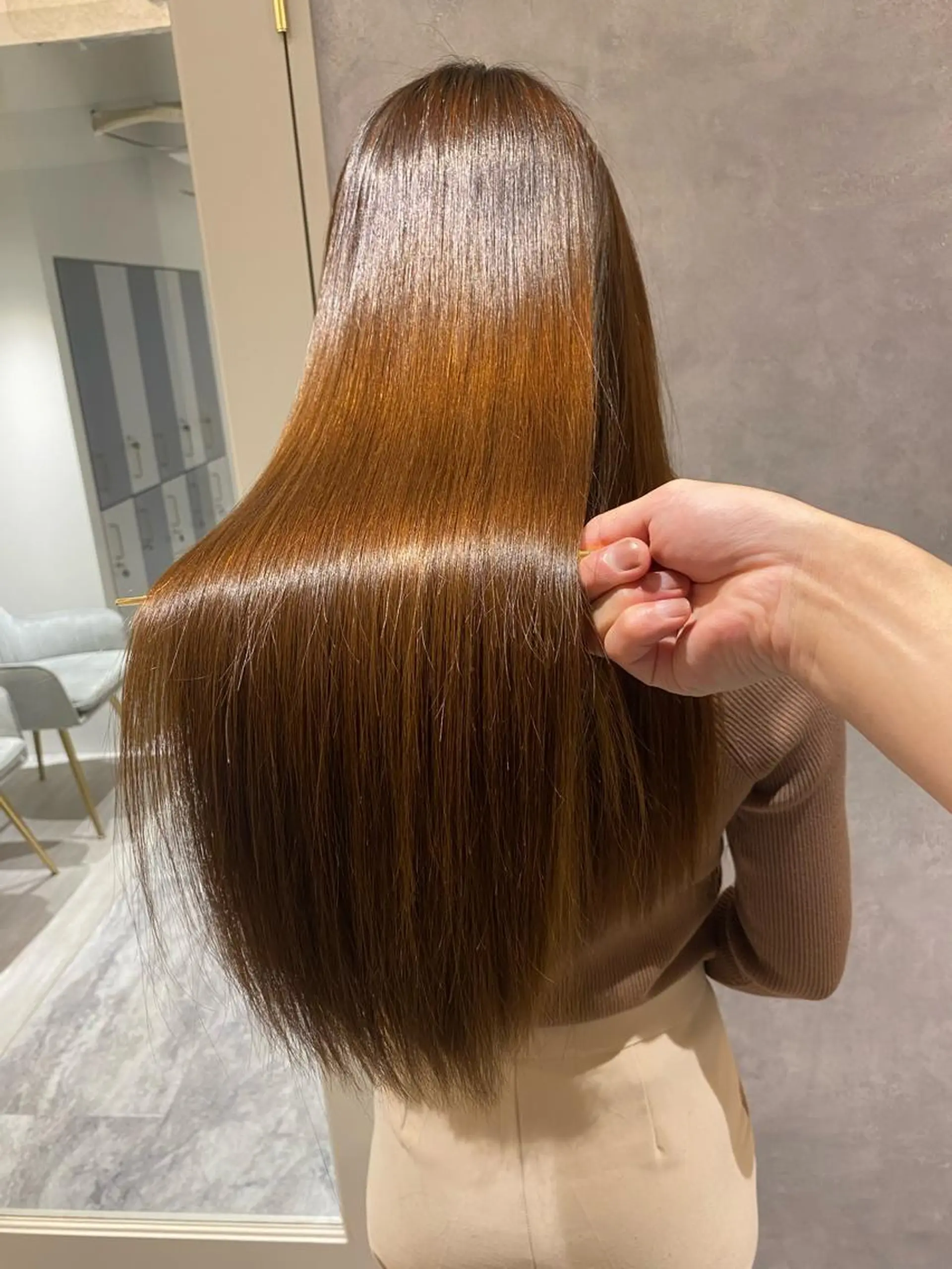 ロング カット ヘアカラー トリートメント 髪質改善/美髪師/ 田邊翔伍のヘアスタイル