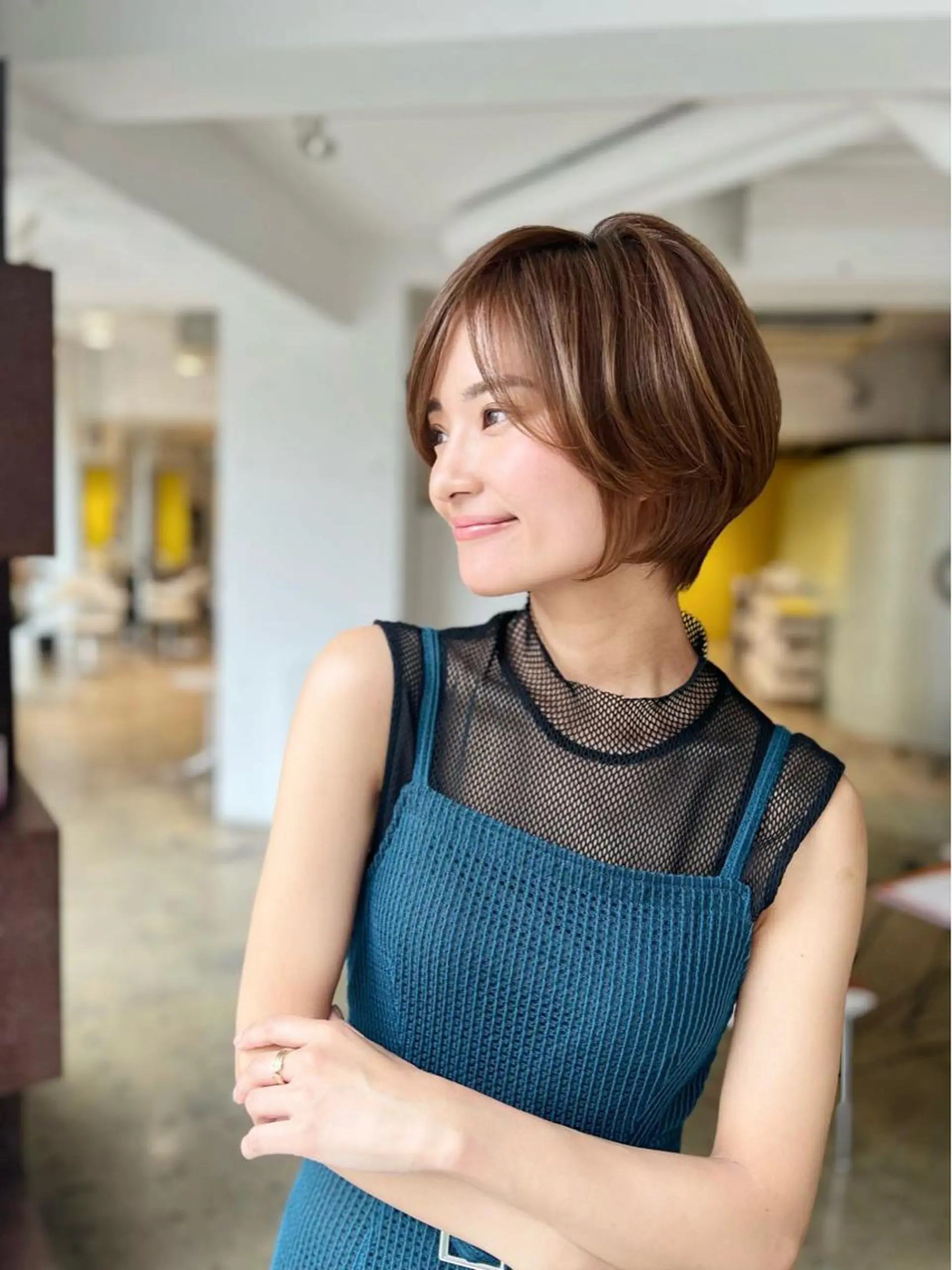 ショート ショート/ボブ/縮毛 三上達大のヘアスタイル