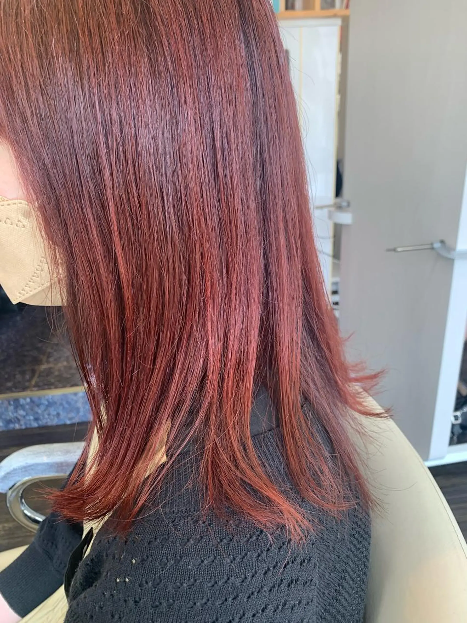 セミロング カラー ヘアカラー トリートメント ヘアセット DiMPlE  ディンプル所属・🌸スタイリスト 山浦美恵のヘアスタイル