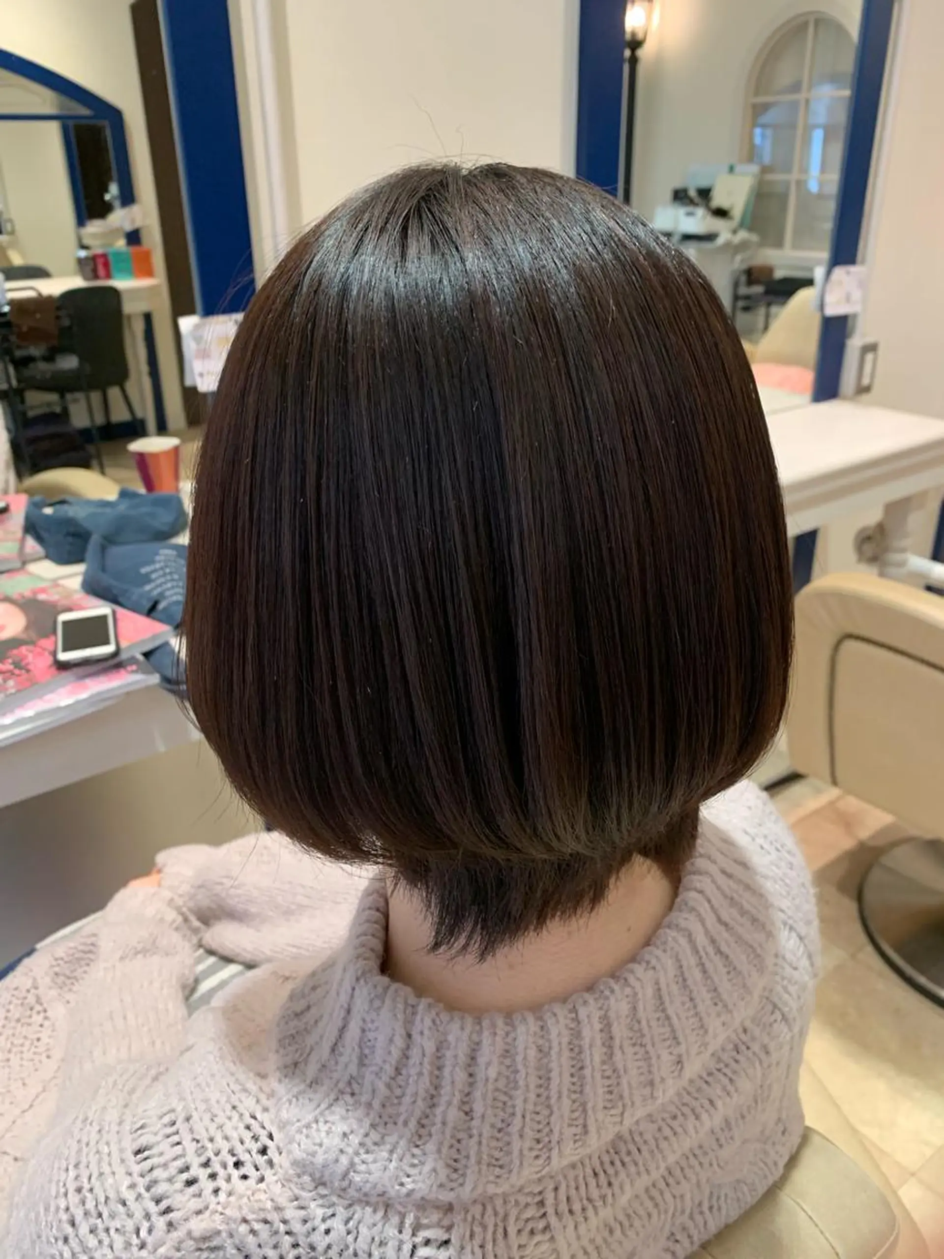 ショート 縮毛/ショート/ ボブ/レイヤー/小原のヘアスタイル