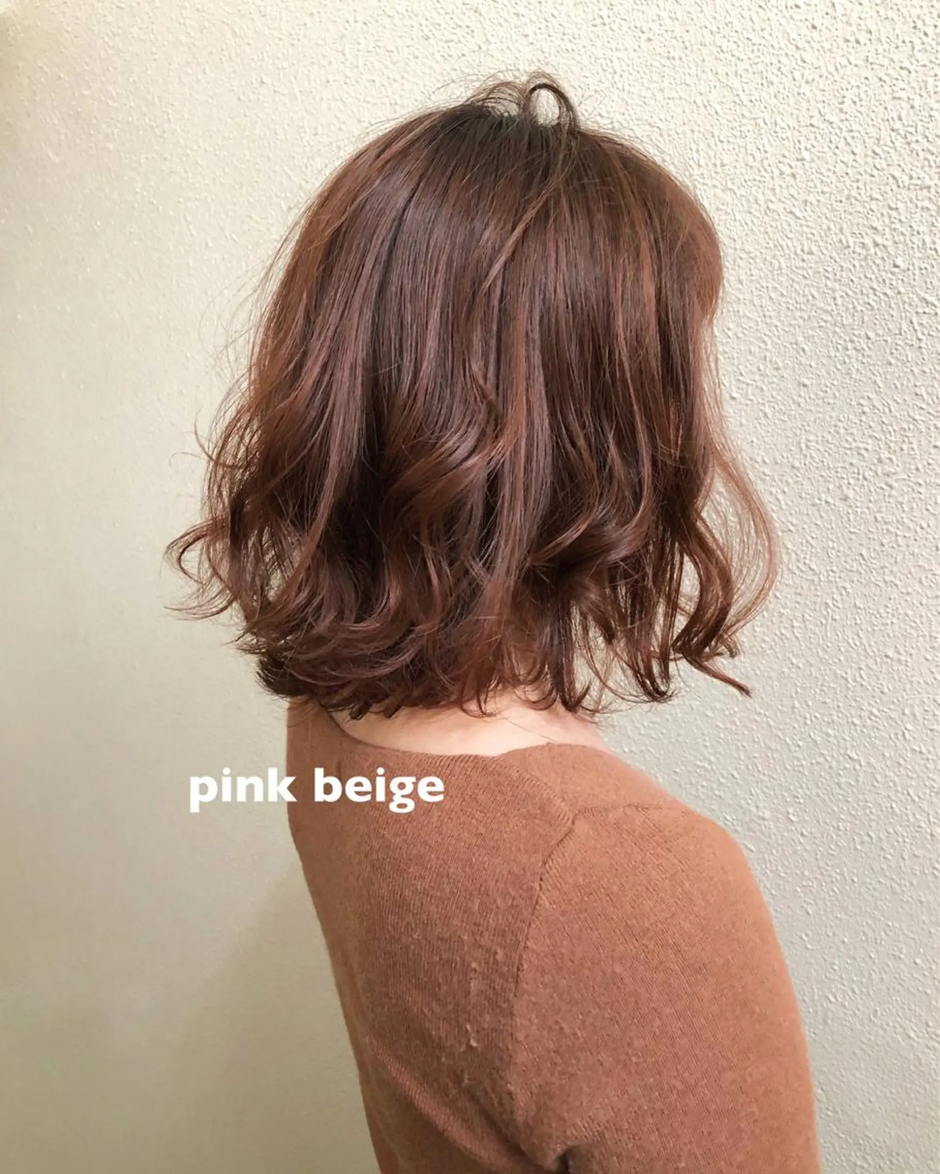 ミディアム カラー カット ヘアカラー ツキノキ ミナのヘアスタイル