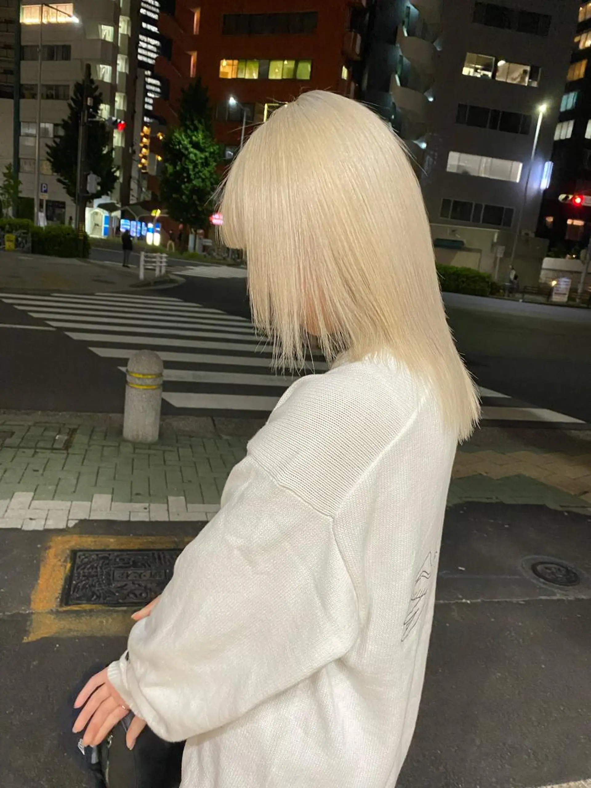 セミロング 牧内 拓のヘアスタイル