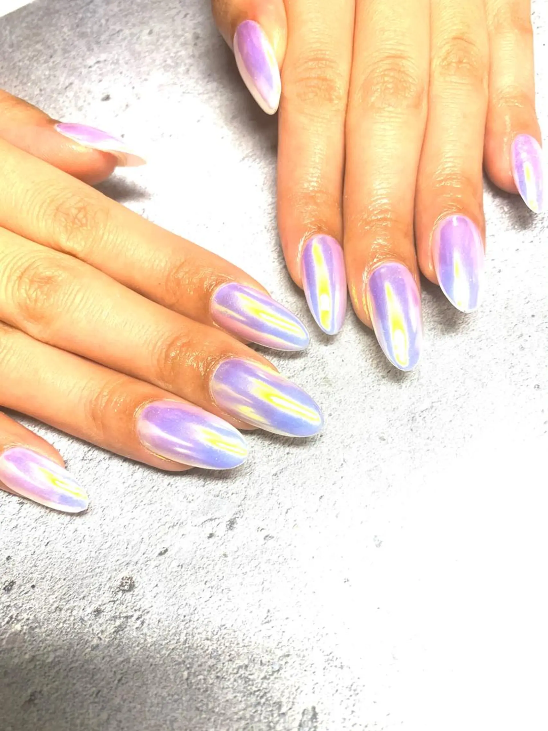 ネイル フットネイル ジェルネイル マグネットネイル ニュアンスネイル パラジェル clover nailのネイルデザイン