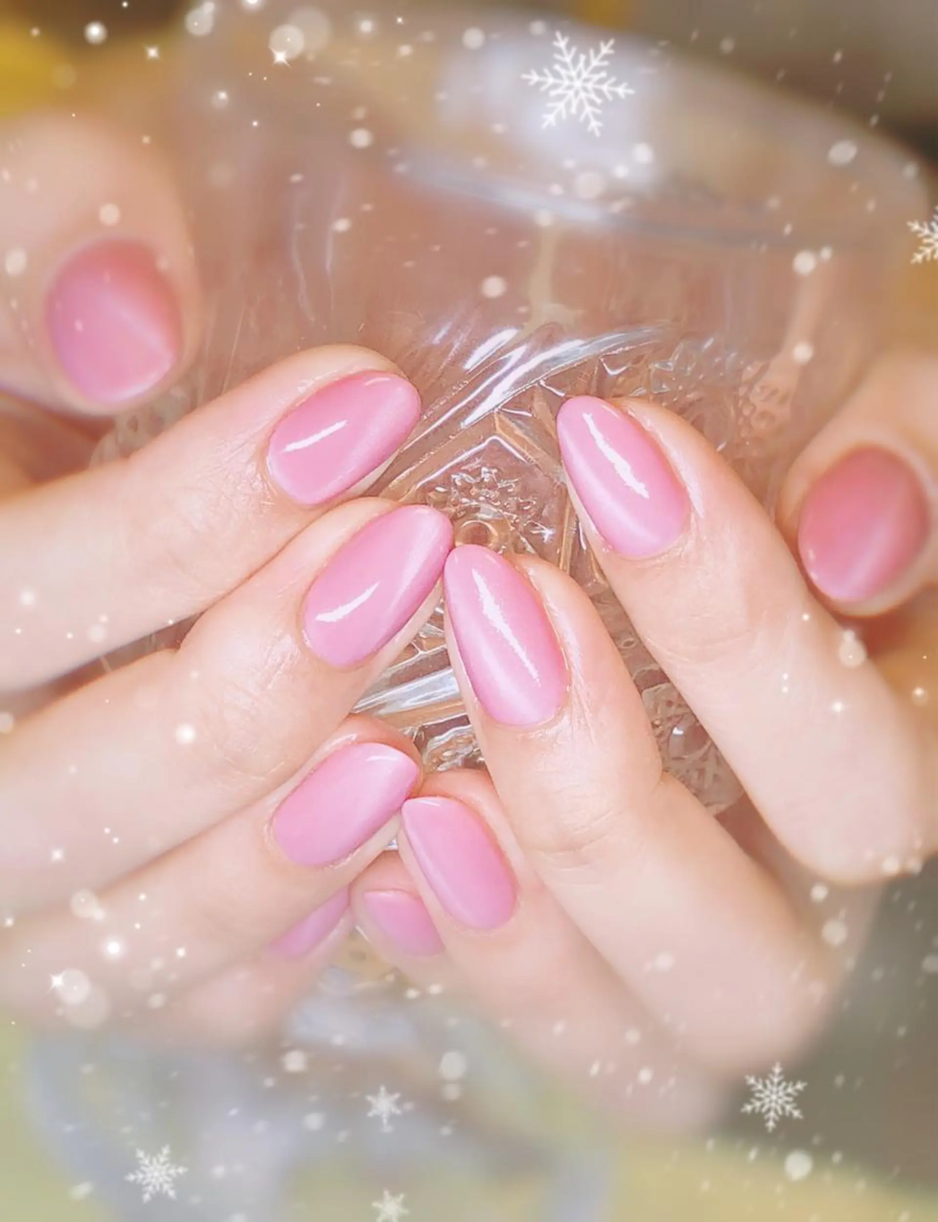 ネイル ハンドネイル ハンドケア ハク キのネイルデザイン