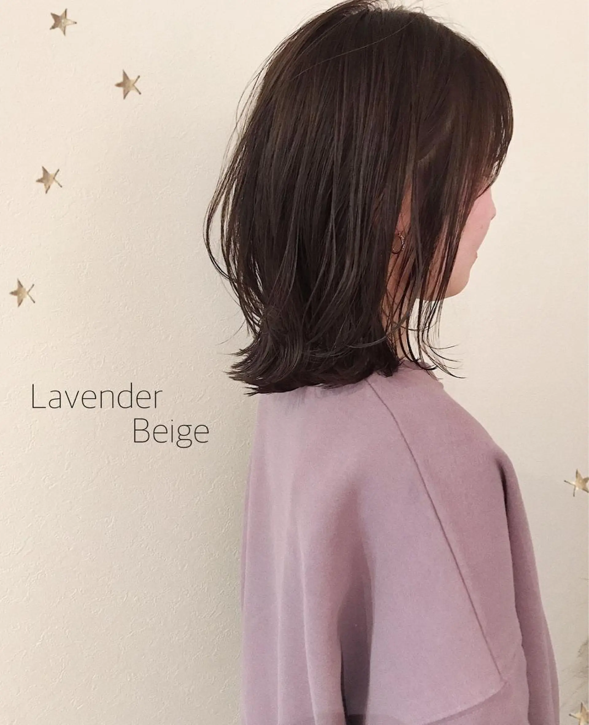 ミディアム カラー カット ヘアカラー トリートメント 市川 千夏のヘアスタイル