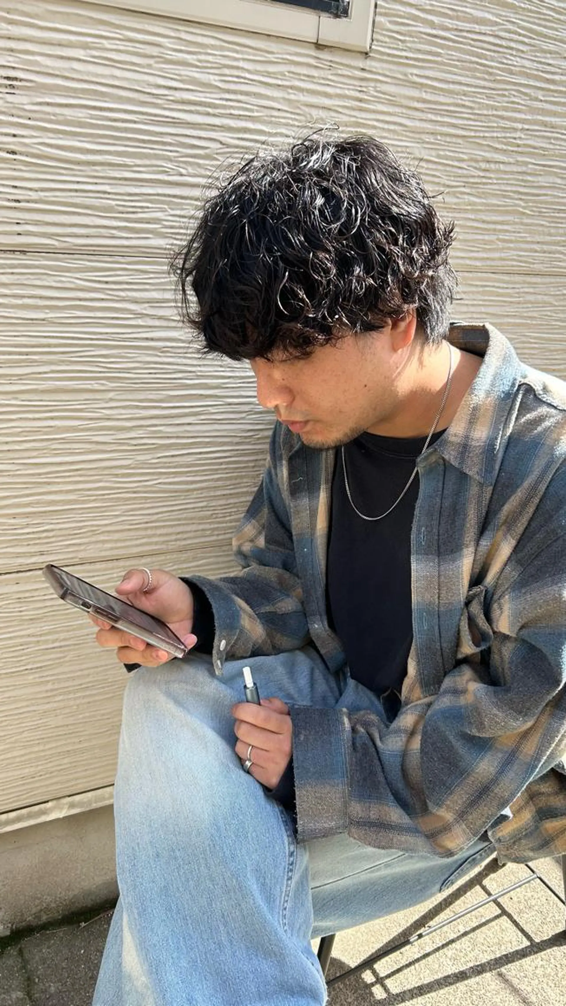 パーマ カット パーマ トリートメント 一ノ瀬 暁のヘアスタイル