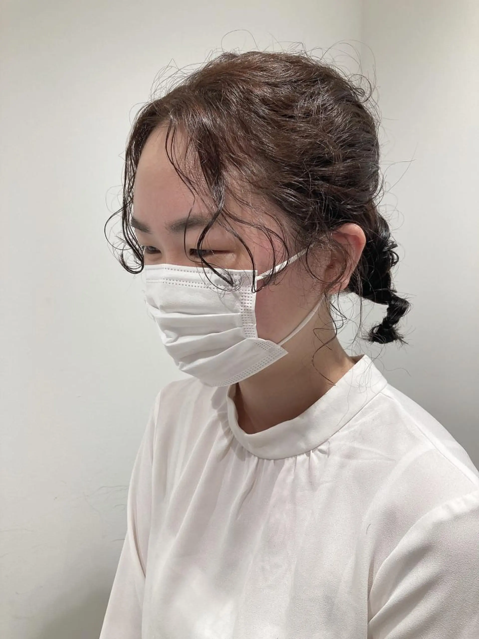 ミディアム カラー ブラウンカラー カット ヘアカラー トリートメント ヘッドスパ GO TODAY  SHAIRE  SALON   渋谷モディ所属・スキバサミを使わない カット🌼唯🌼のヘアスタイル