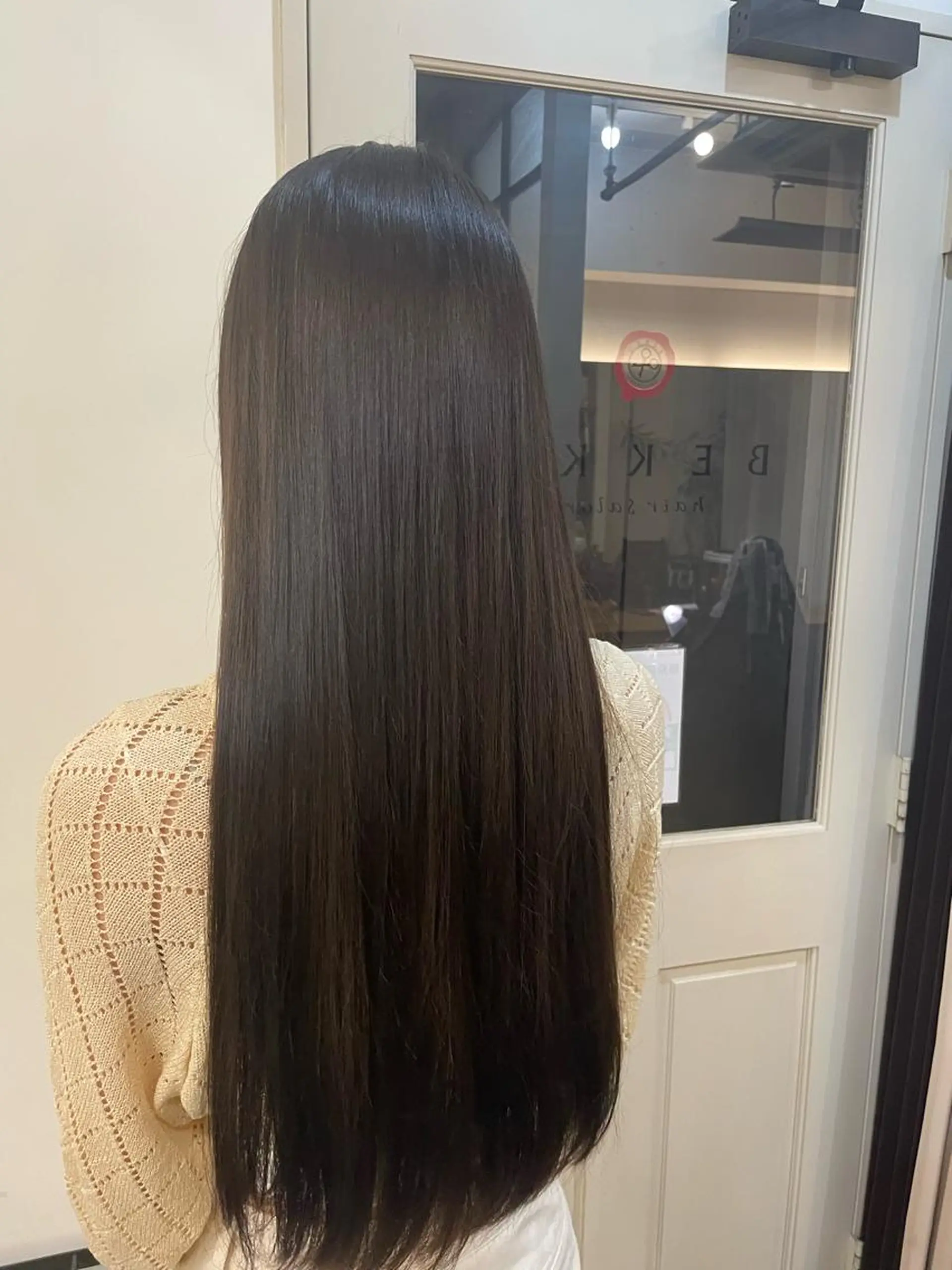 ロング カラー 鈴木 綾子のヘアスタイル