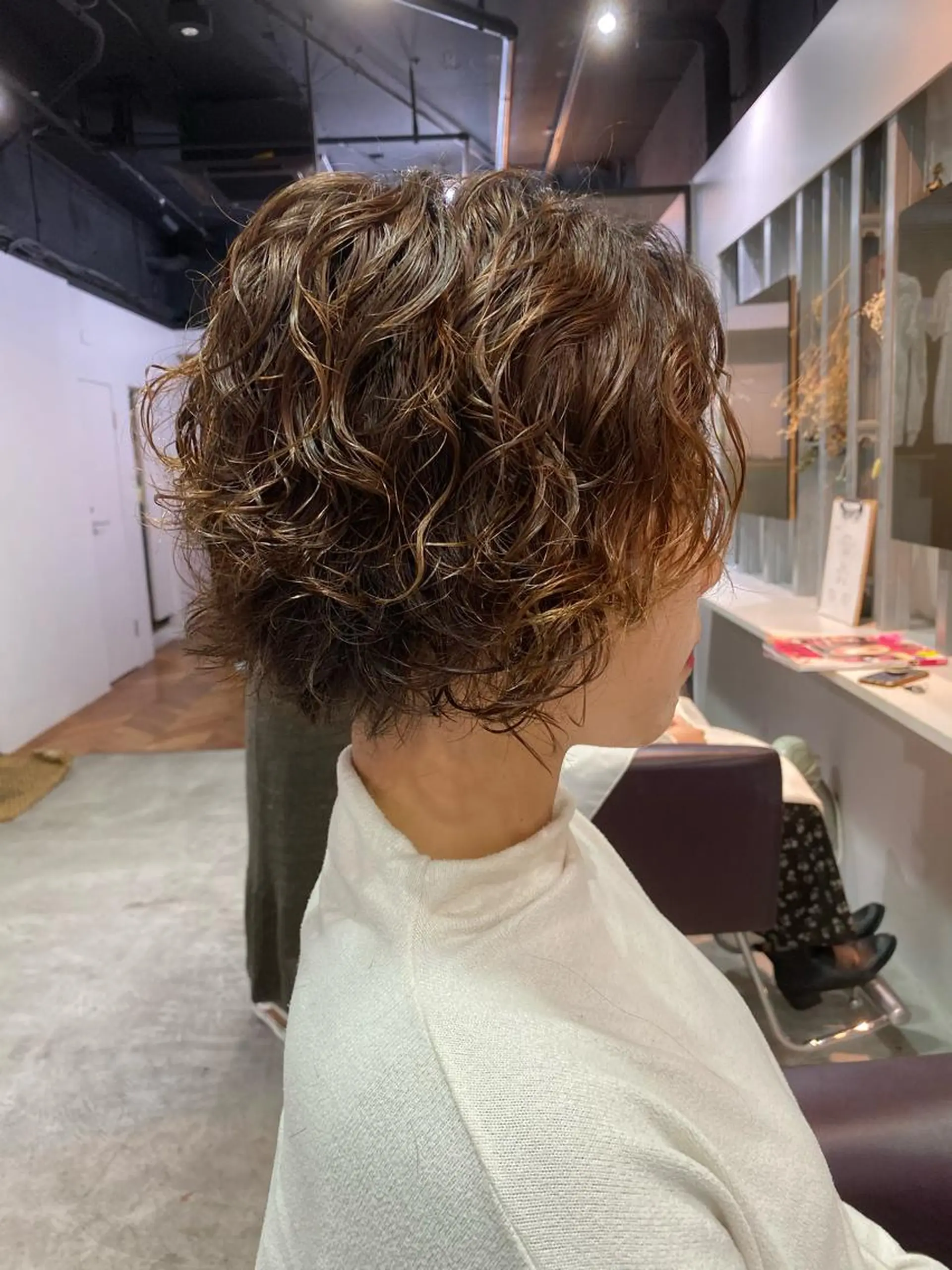 ショート パーマ 低ダメージパーマ ケアパーマ/武田明大のヘアスタイル