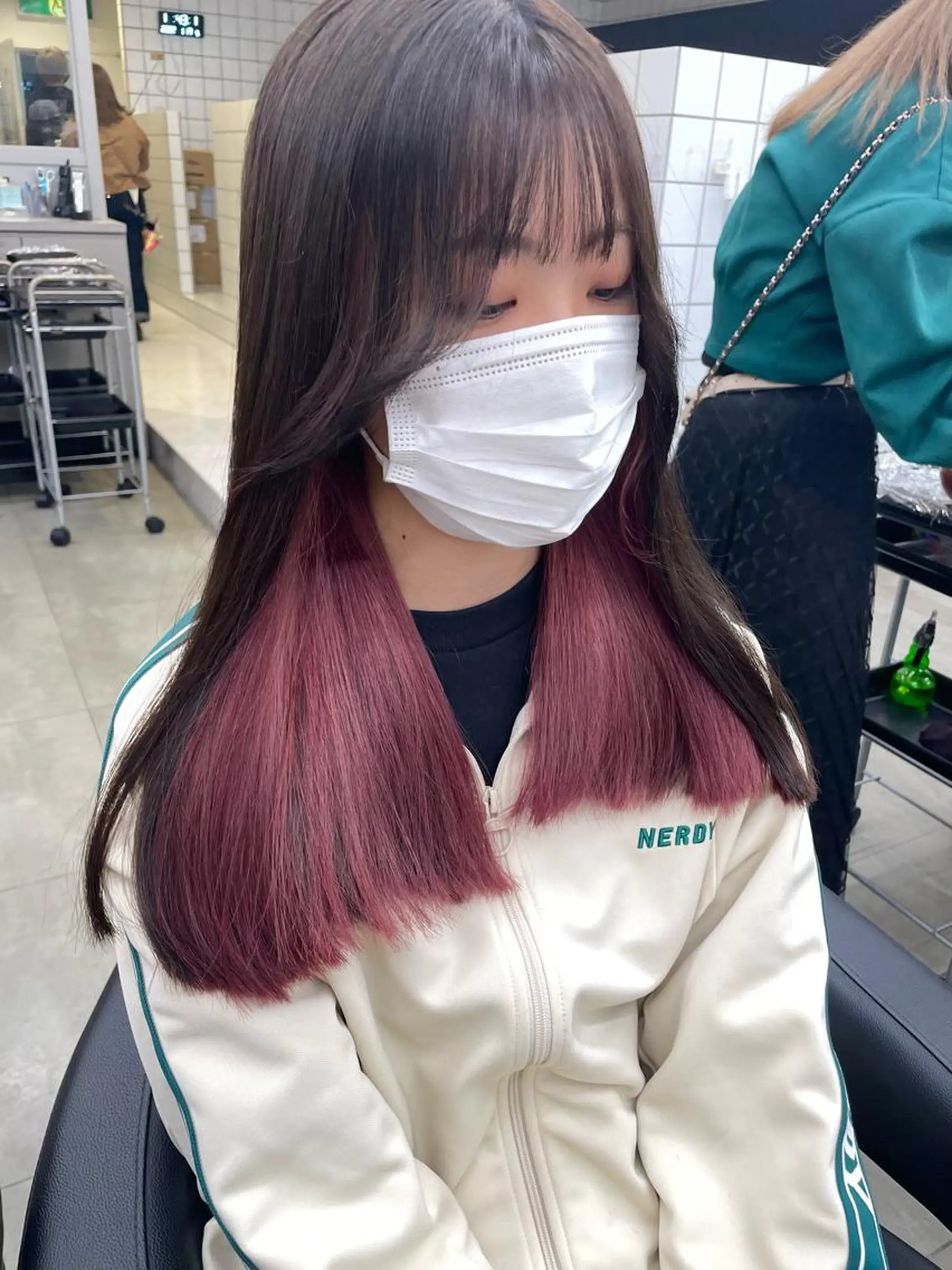 ロング カラー *モデル募集🤍横浜 透明感カラー🫧のヘアスタイル