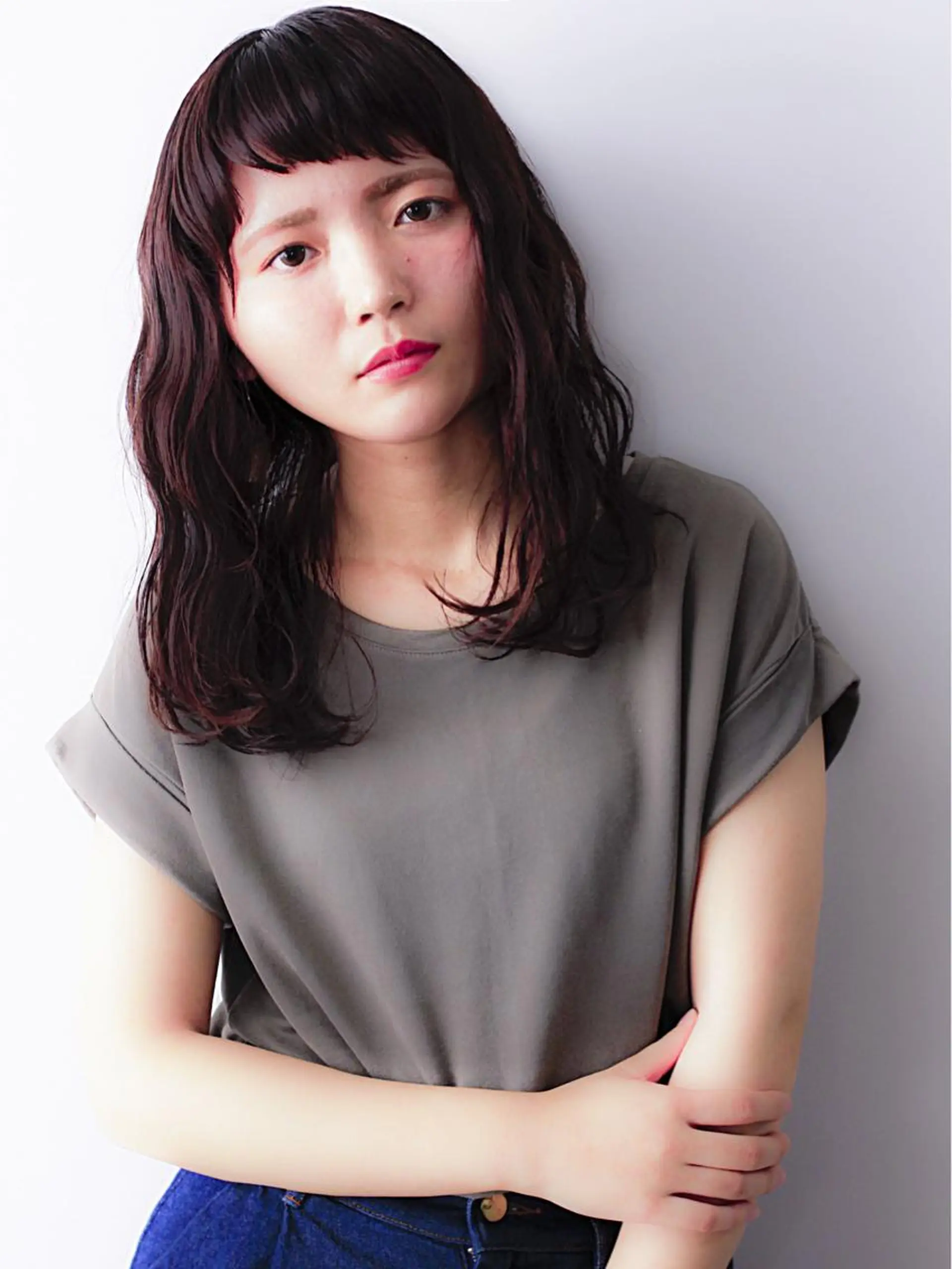 セミロング YOKOI SHINJIのヘアスタイル