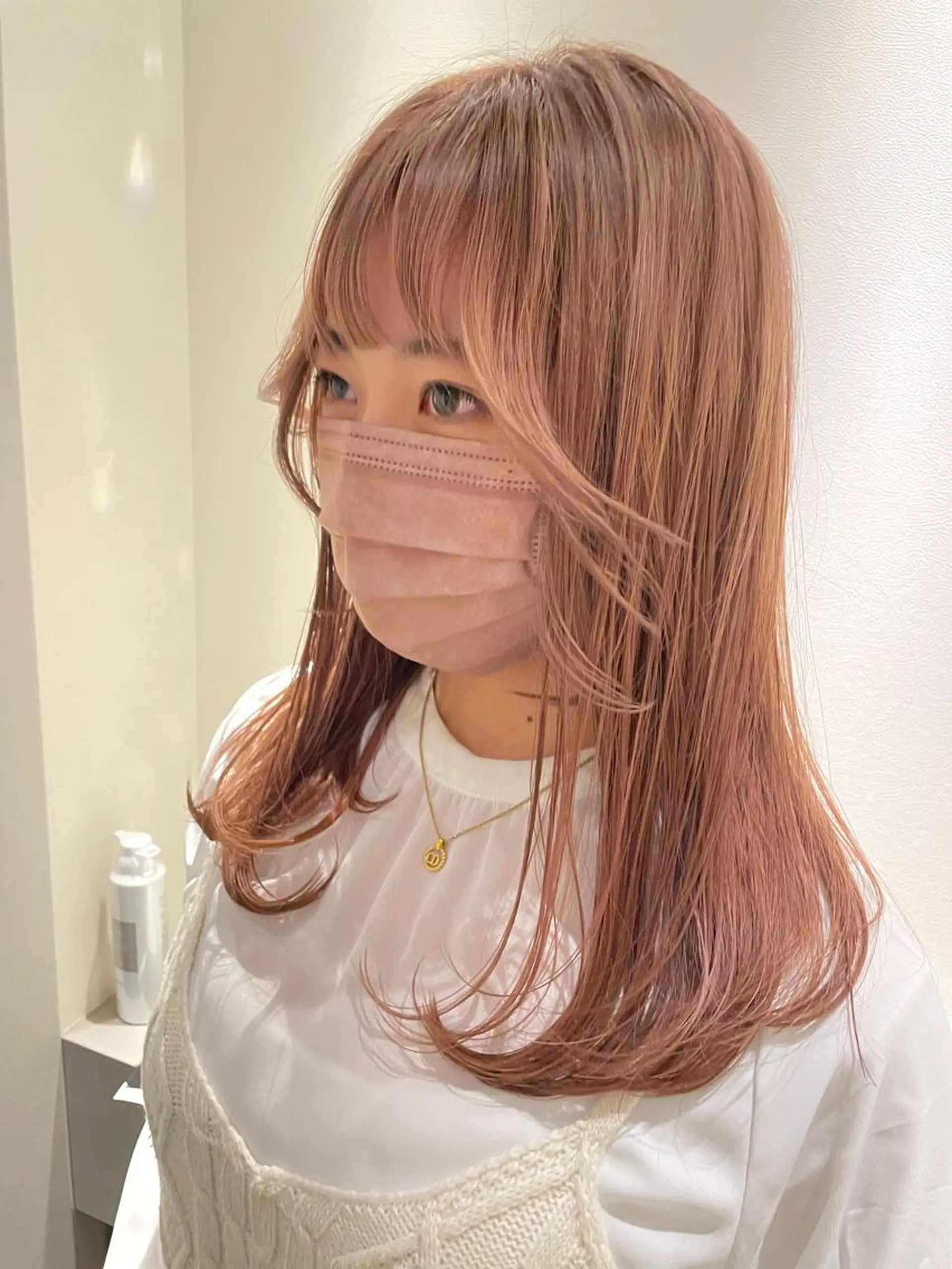 ロング カラー ベージュカラー ブリーチ ピンクカラー ピンクベージュ 限定クーポン 💕大量更新ブリーチのヘアスタイル