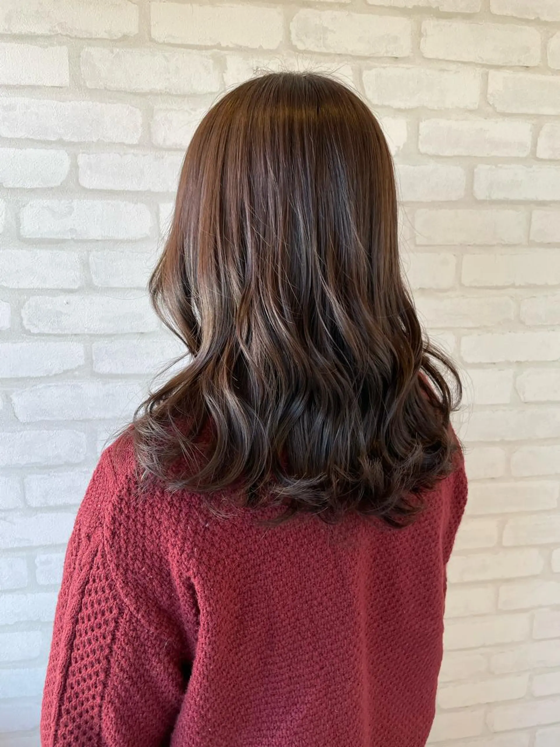 セミロング 【髪質改善】 夏目結以のヘアスタイル