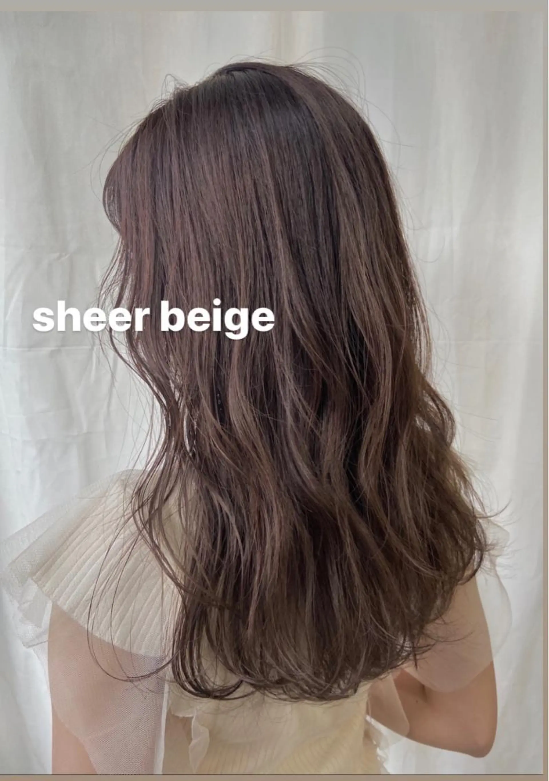 セミロング カラー ベージュカラー ヘアカラー トリートメント Pia hair Design Yakuin所属・松尾太樹 【pia】福岡美容室のヘアスタイル
