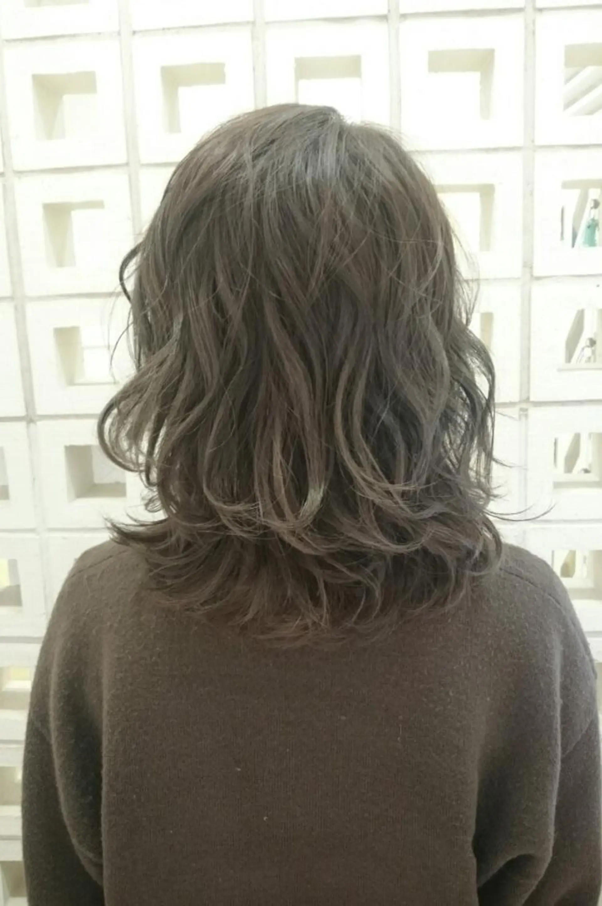 ミディアム カラー グレージュ 変身企画実施✨️ ショート専門 宮ヶ迫のヘアスタイル