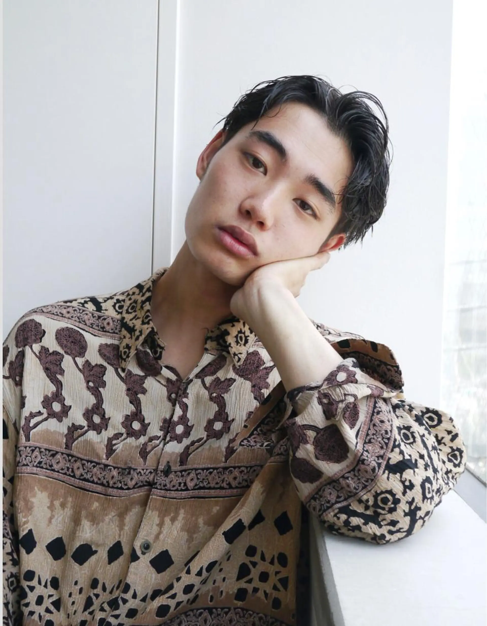 メンズ センターパート カット 渋谷メンズカット/ 工藤靖也のヘアスタイル