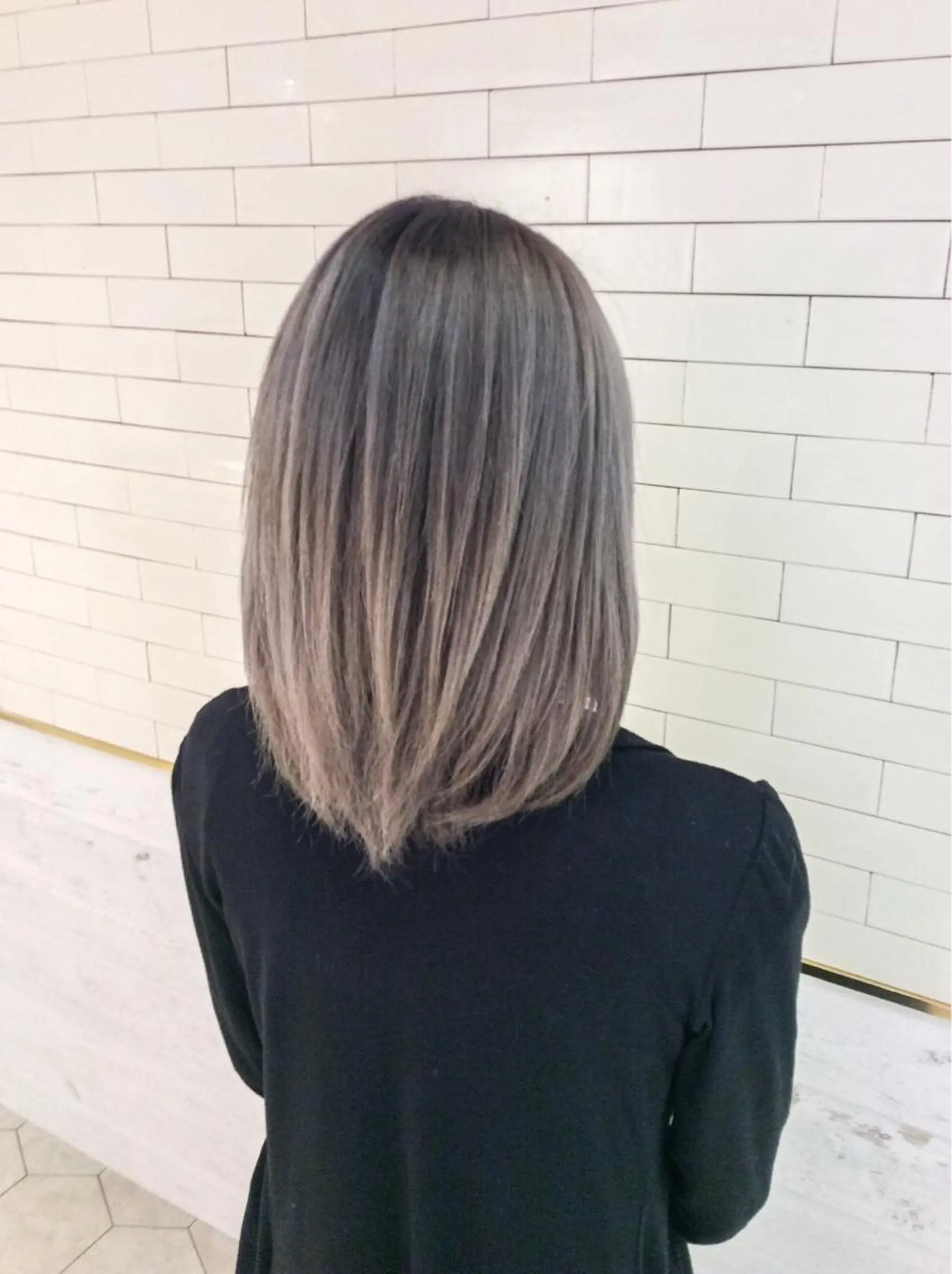 ミディアム カラー レイヤーカット× 髪質改善たもりのヘアスタイル