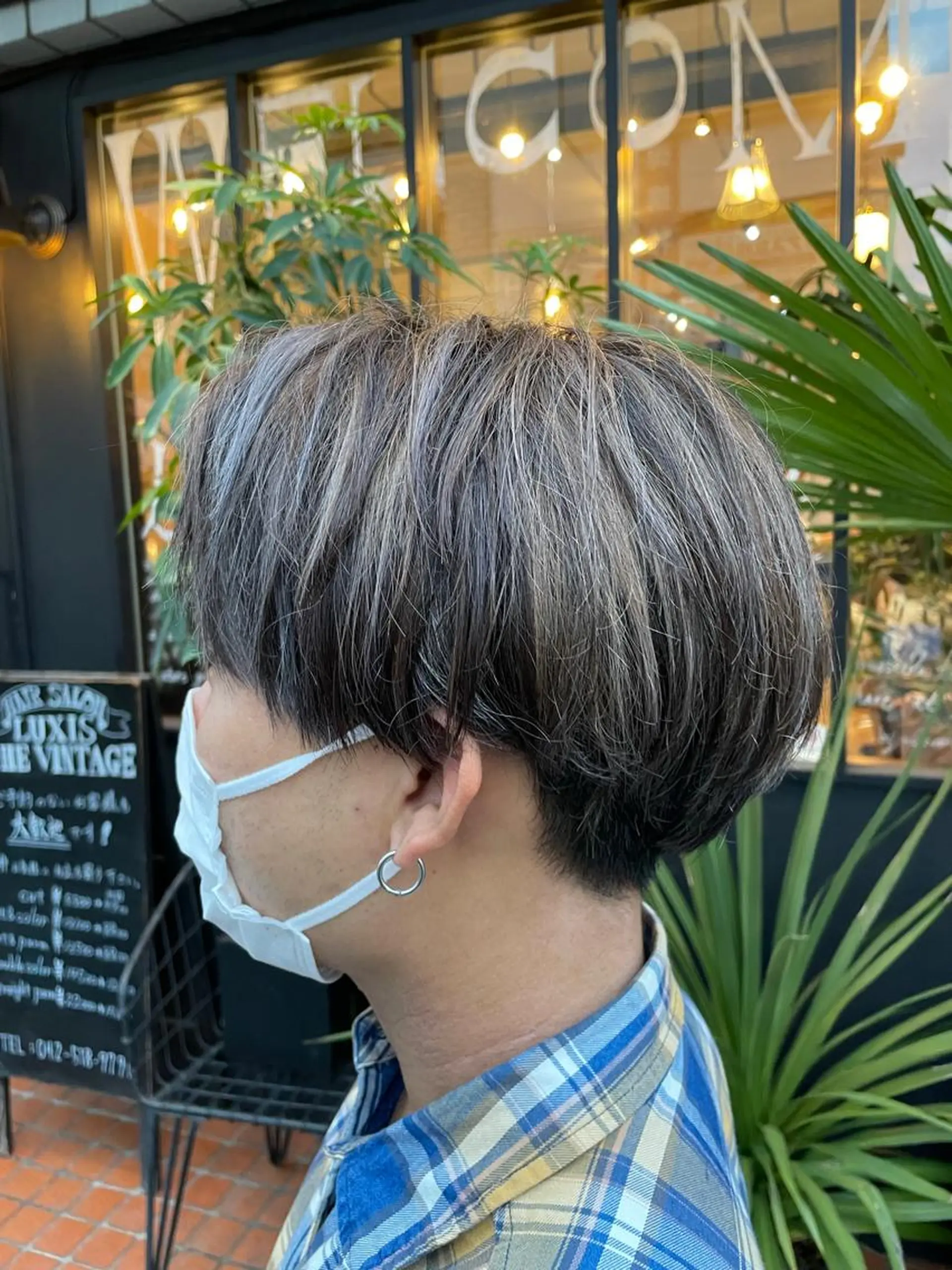 カラー 雨宮花果/国立 透明感カラーのヘアスタイル