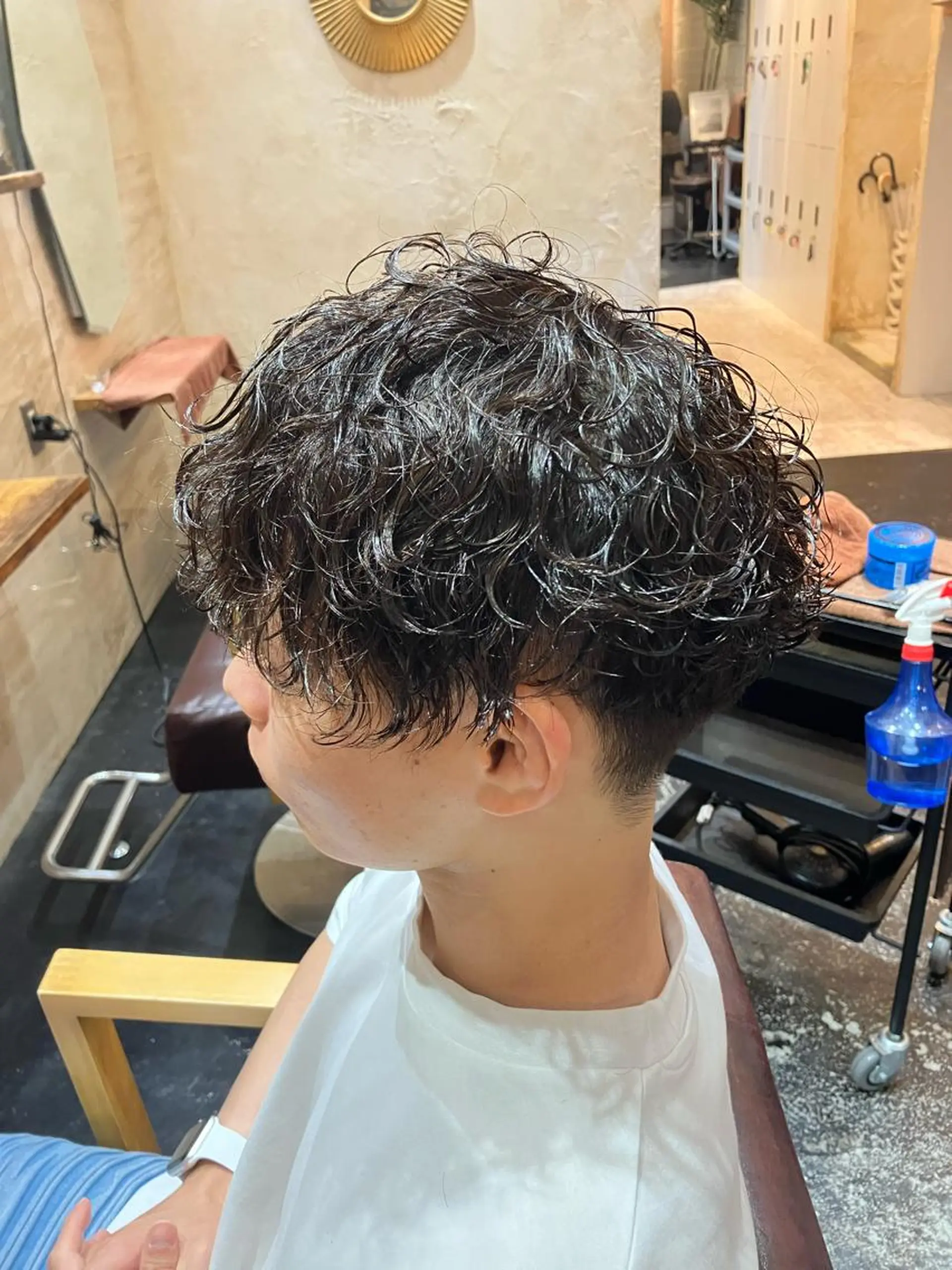 パーマ メンズ カット パーマ メンズ特化/パーマ/ フェードWATARUのヘアスタイル